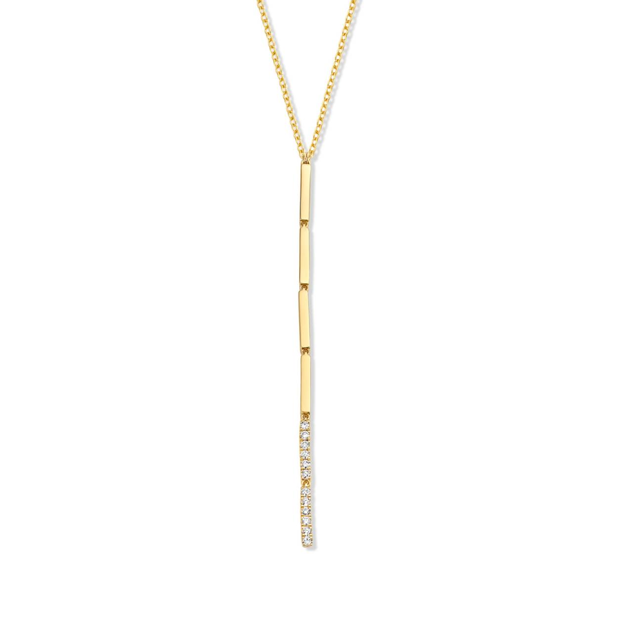Naiomy Gold Collier goud 18k briljant