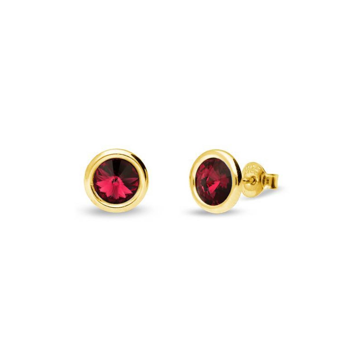 Deze oorstekers zijn van het merk Spark Jewelry en zijn gemaakt van echt zilver met een gold coating.