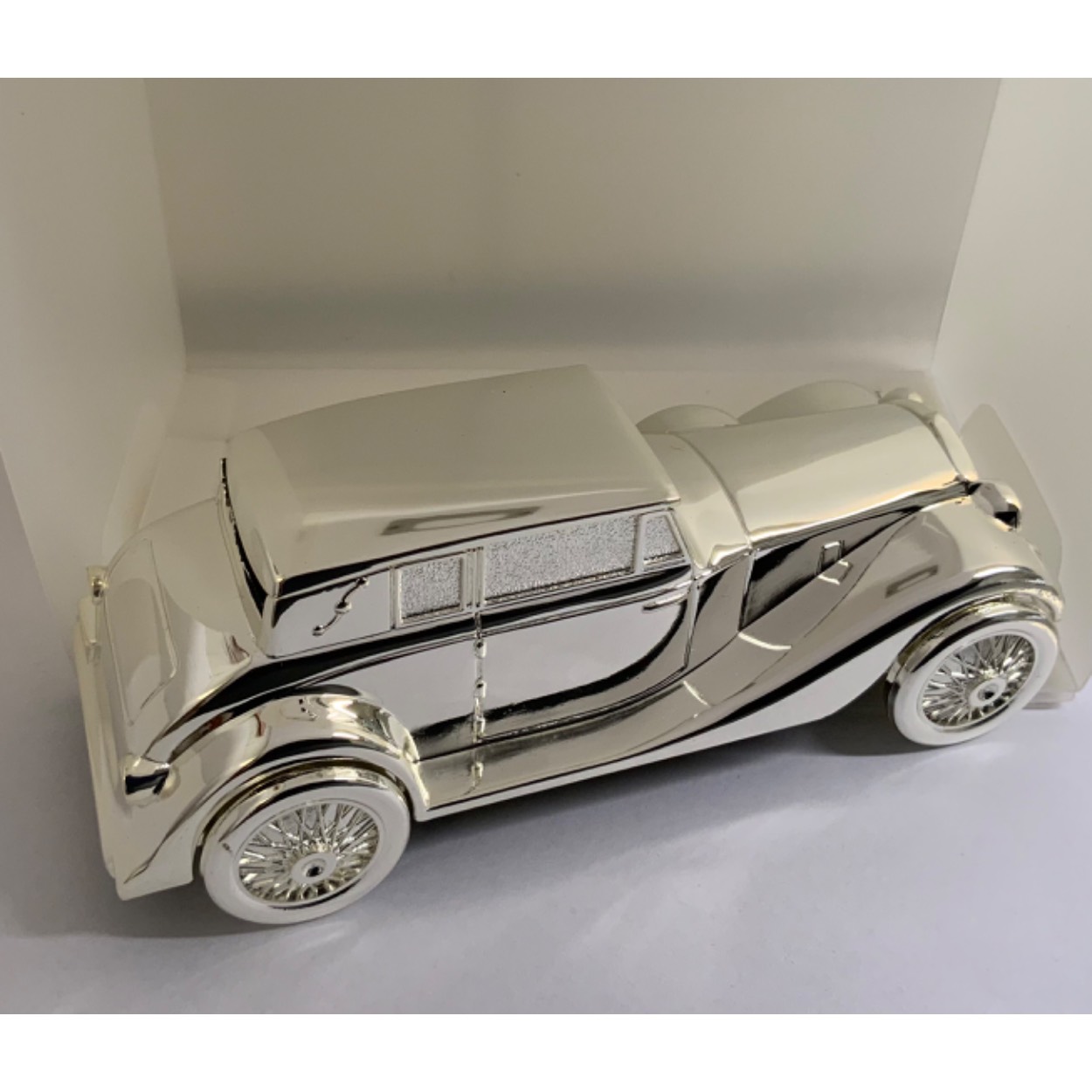 Spaarpot verzilverd Rols Royce