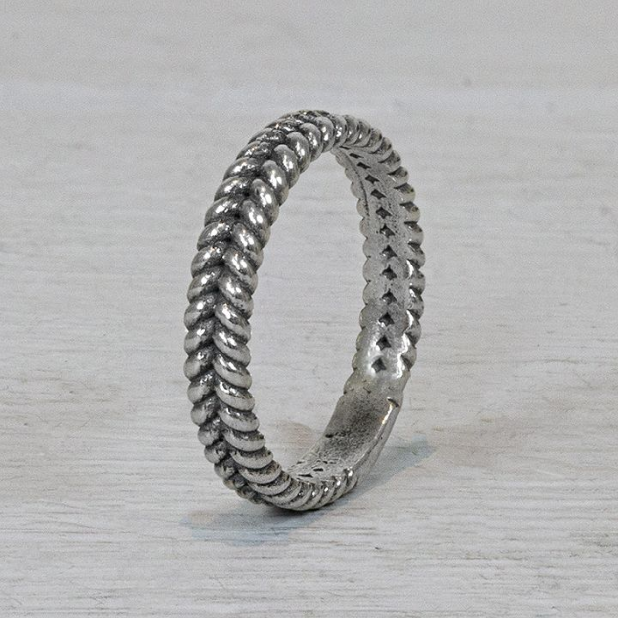 ring zilv oxy vlecht 58
