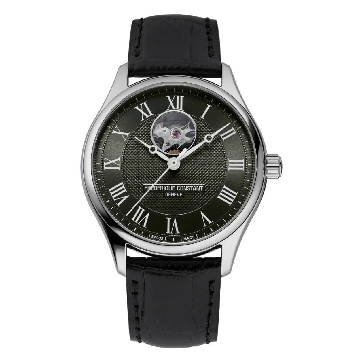 Dit Frederique Constant horloge komt uit de Classics Heart Beat collectie.
Referentienummer: FC-310MCK5B6

Het horloge is voorzien van een automatisch uurwerk en de kast is gemaakt van edelstaal. Het horloge heeft een diameter van 40mm en is getest op een waterdichtheid van 5 ATM / 50 meter. De horlogeband is gemaakt van kalfsleer.

