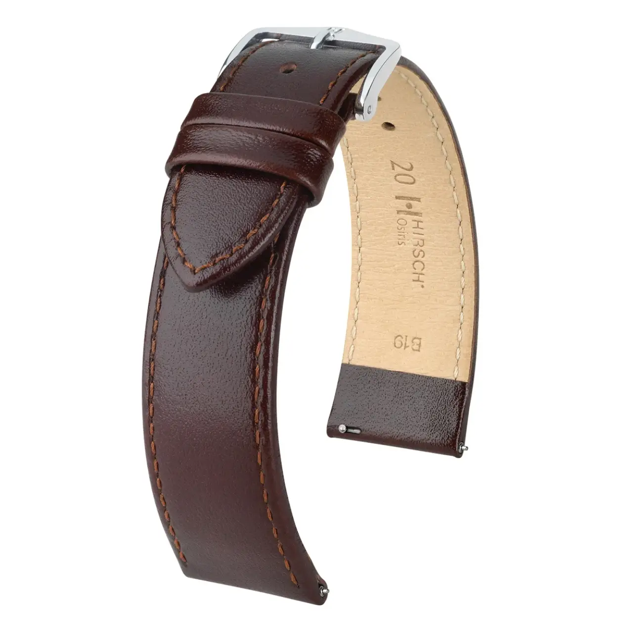 Osiris  L
kalf
glanzend bruin
Maat: 22 mm
