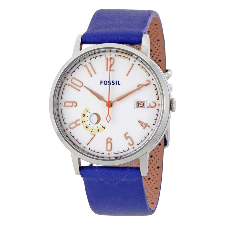 Fossil dameshorloge met aparte dag-aanduiding 
ES3989