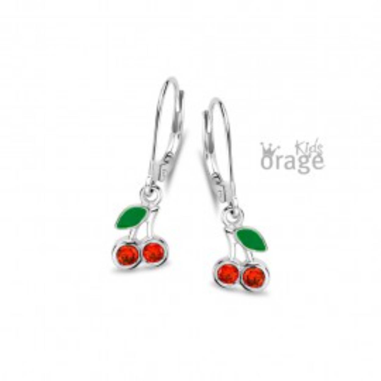 Zilveren oorhangers 'kersen' uit de Orage kids collectie
Ook verkrijgbaar als oorstekers