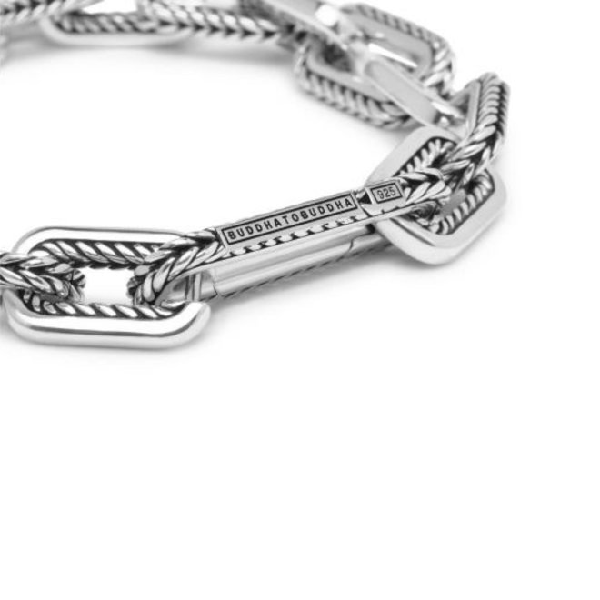 117 F - Barbara Link Small Armband Zilver