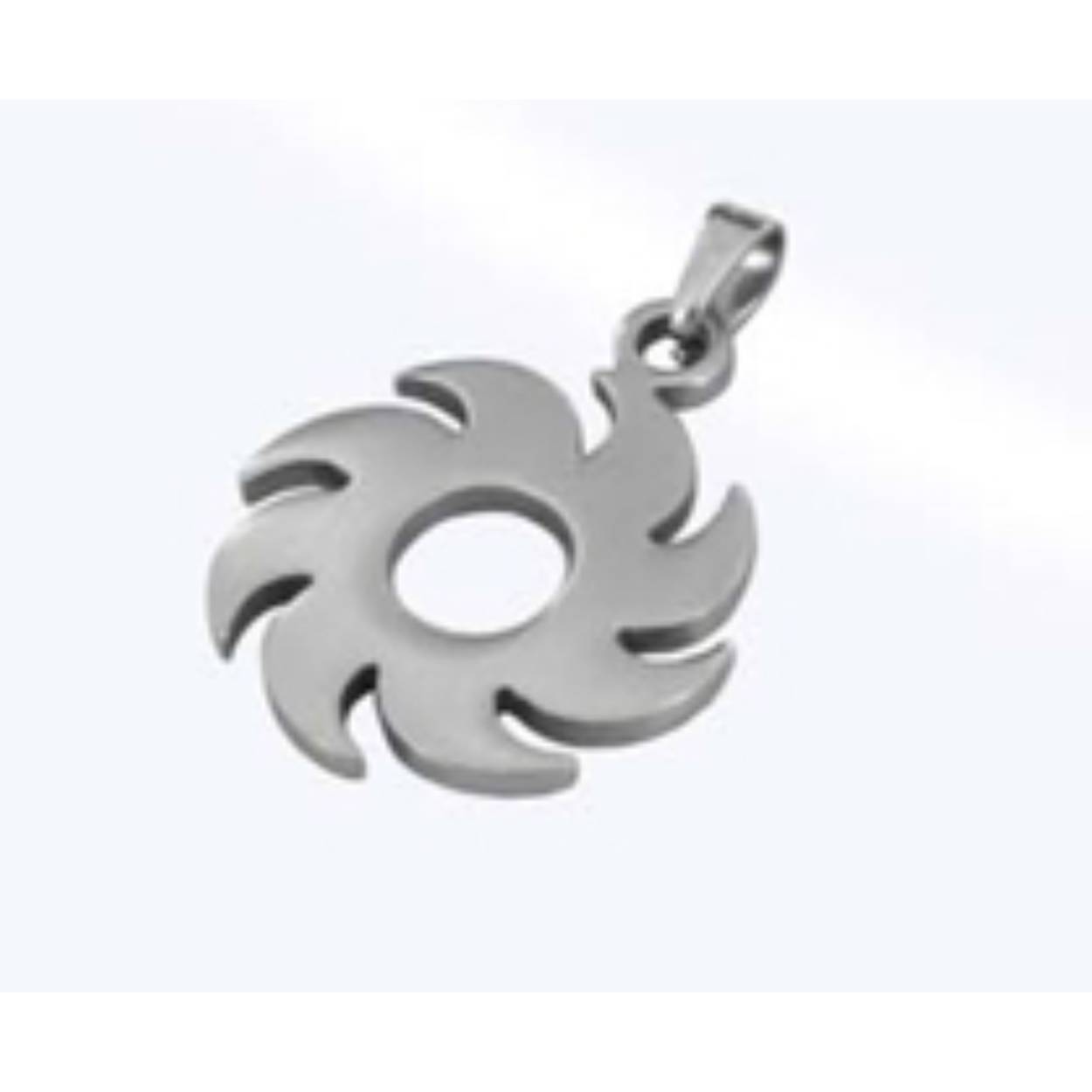 Collier edelstaal hanger zaagblad model 
