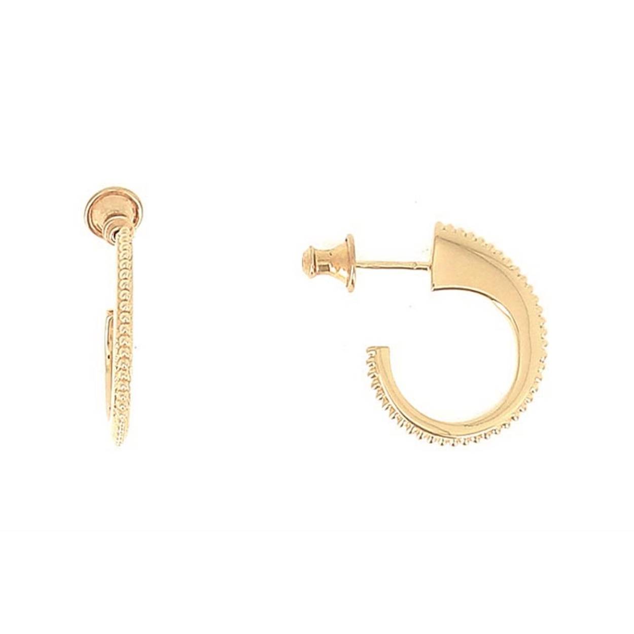 Pesavento oorringen zilver verguld WPXLO191