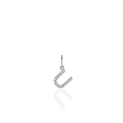 Letter U Zilver