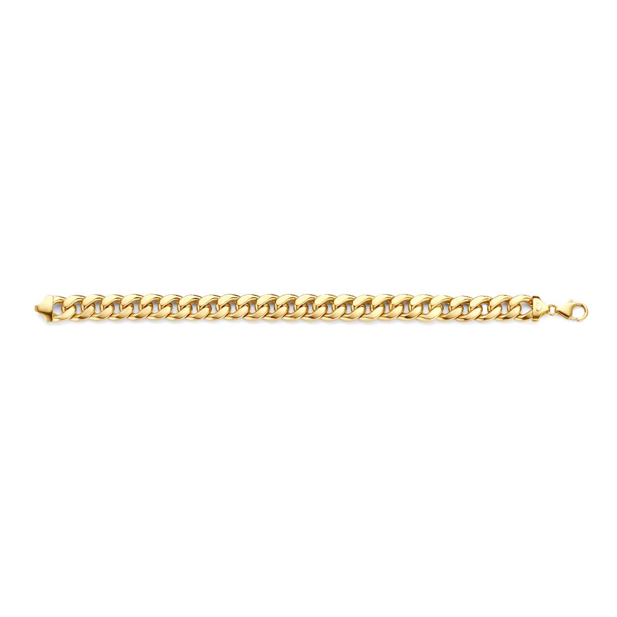 
Goud met zilveren kern 14 krt. Fjory armband 40-GB06021 6.0mm 21cm