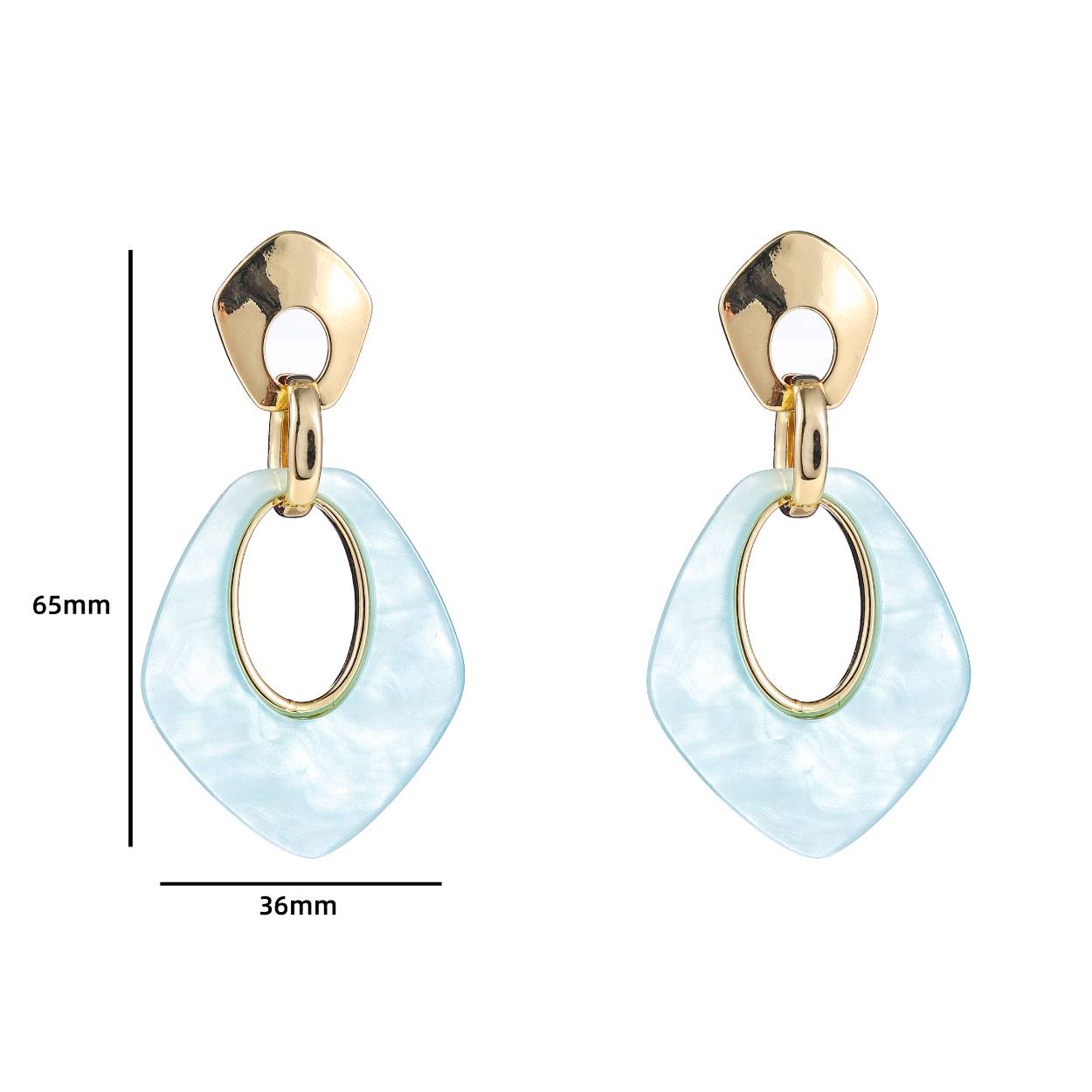 Classic Dangle - 14K + Blue
E4113-3