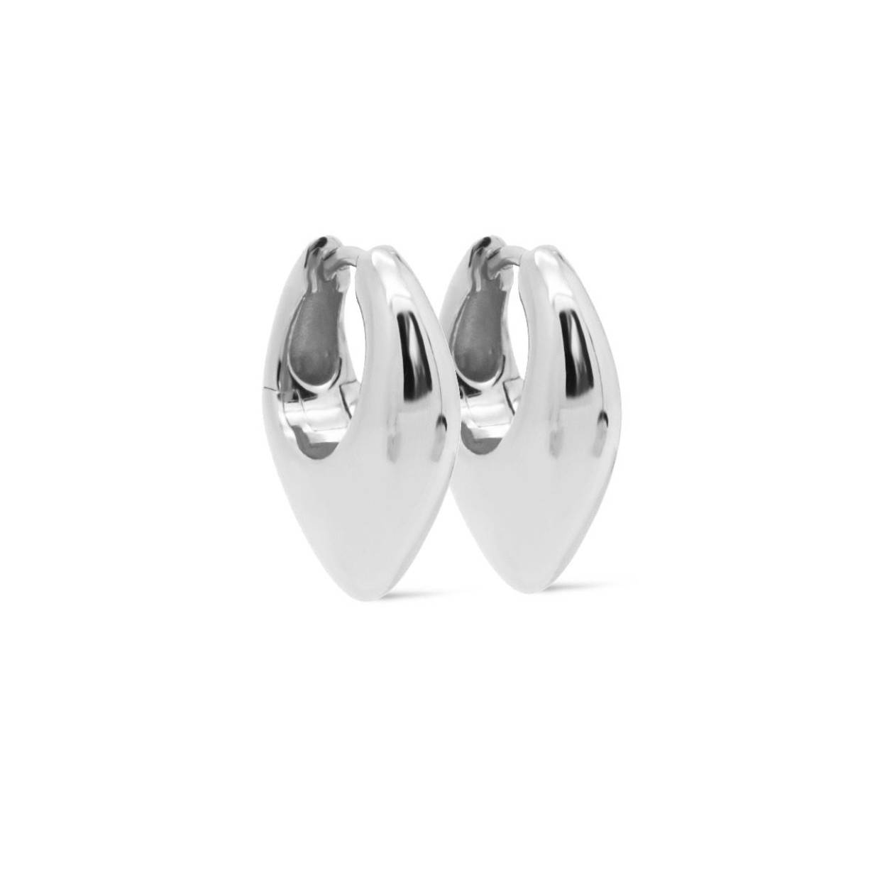 Karma Jewelry Hinged Hoops ENCHANTRESS Silver