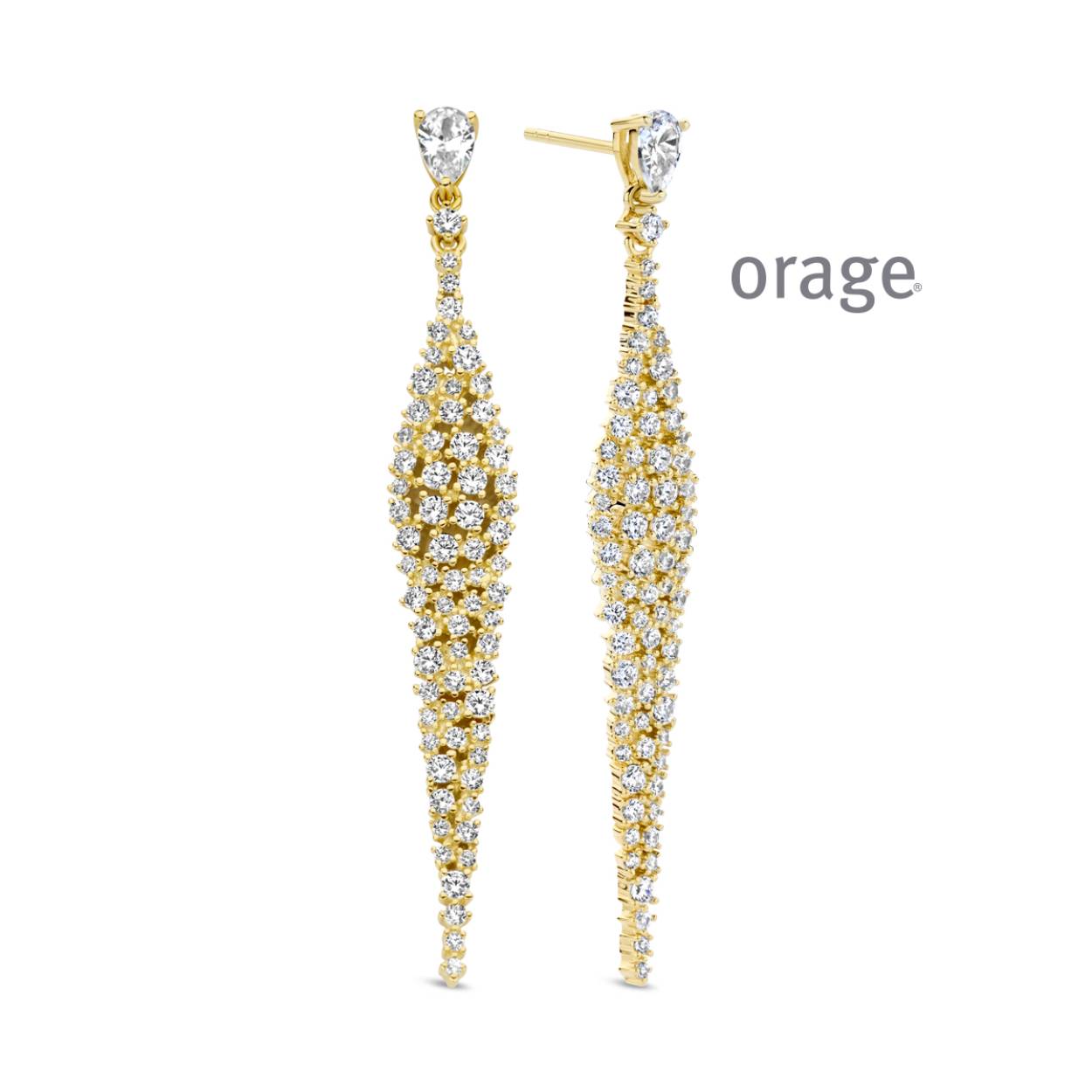 Orage Oorslingers  Verguld - AW184