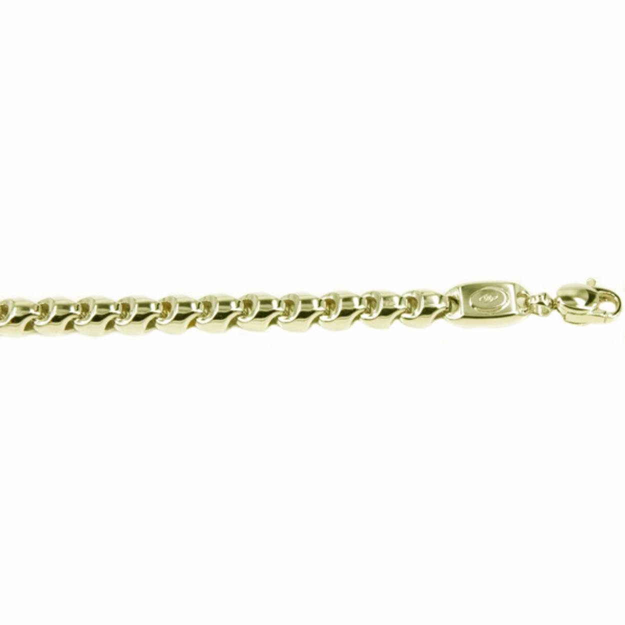gouden Monzario armband, fantasie 19,5cm
