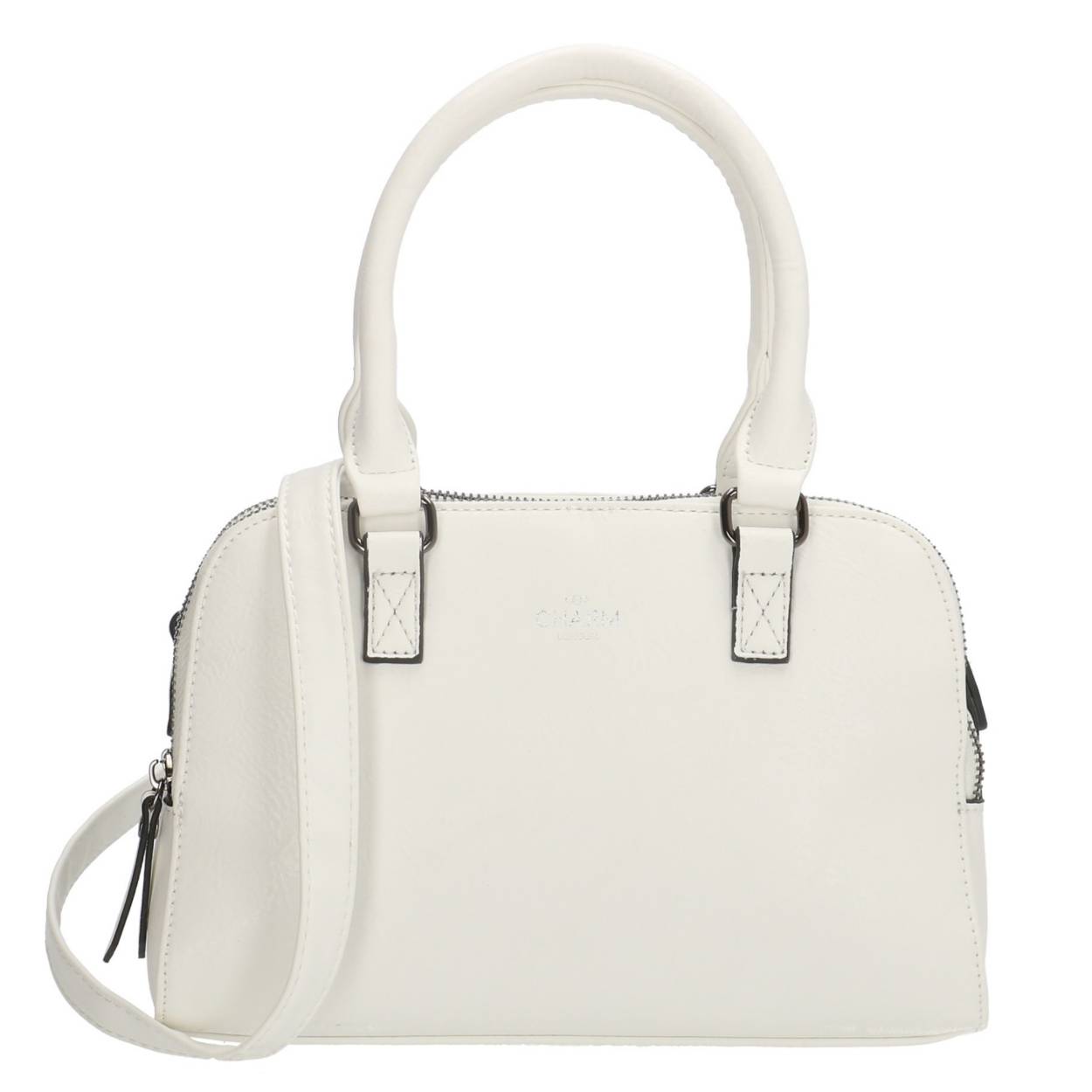Deze tas is echt een toppertje! Praktisch, modieus en ook nog eens een fijn model! Deze handtas uit de Chelsea collectie van Charm Londen heeft twee handvaten en een schouderband. Zo draag je 'm gemakkelijk op 2 manieren, en word je hem niet snel zat. Er zitten drie vakken in de tas zodat al jouw spullen overzichtelijk mee kunnen! Hoe ga jij 'm dragen?

De tassen van Charm London zijn geïnspireerd op de iconische Britse modehoofdstad Londen. Ze zijn geïnspireerd op de luxueuze materialen en typerende modellen die daar te zien zijn. Fashionable en stijlvolle damestassen van echt leer of kunstleer, gemaakt zodat jij er elke dag fantastisch uit kunt zien!

De eigenschappen van de tas zijn:

Dubbel handvat
Ritssluiting
Schouderband