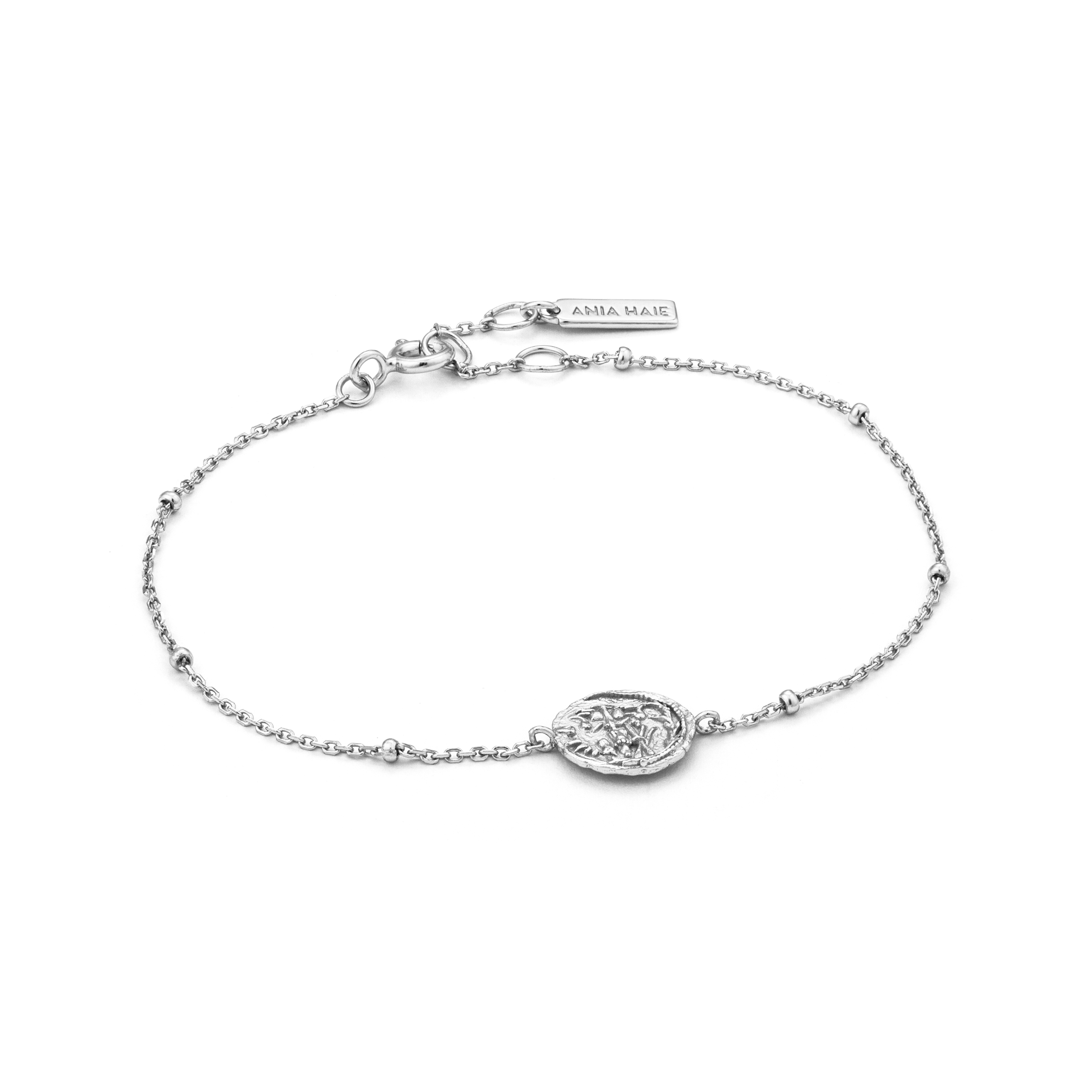 Zilverkleurige armband