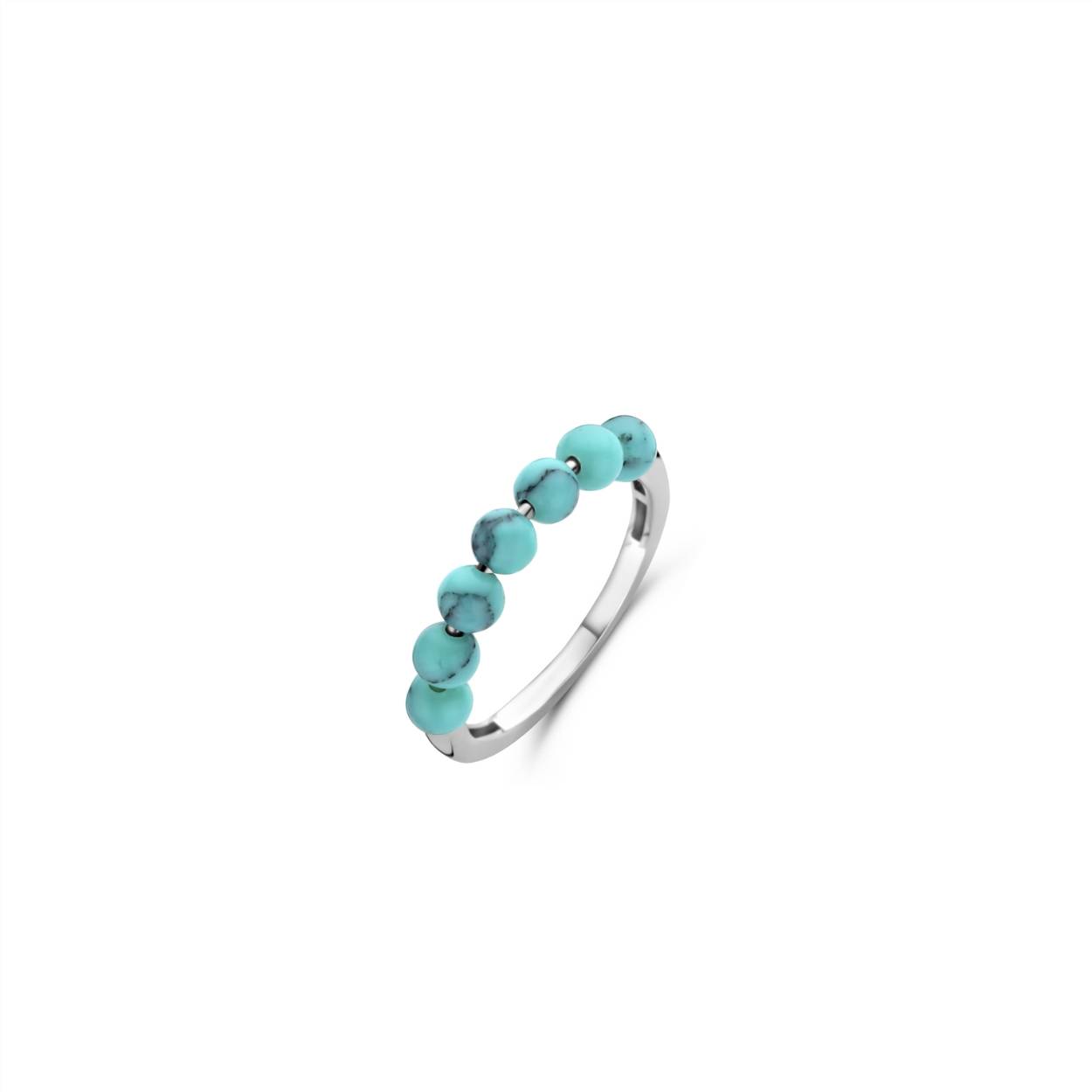 De TI SENTO - Milano Ring 12284TQ is gemaakt van Zilver platina verguld. De kleurstelling van deze ring is Turquoise. Alle TI SENTO - Milano producten worden geleverd in een luxe geschenkverpakking.