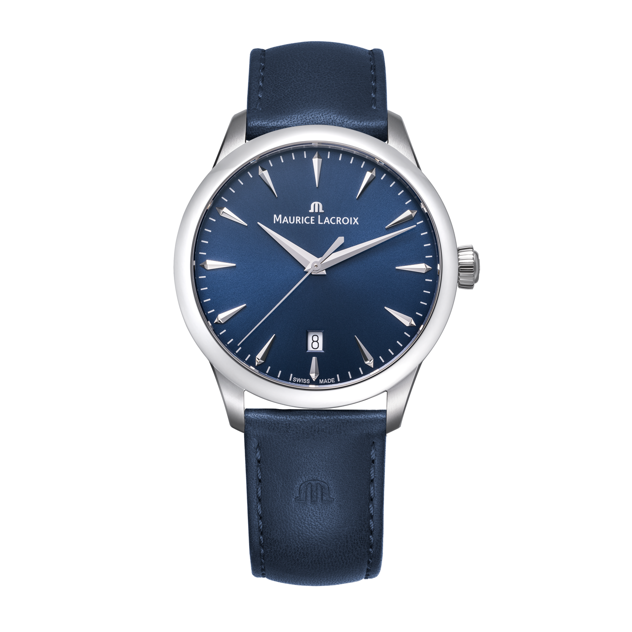 Dit is een horloge van het merk Maurice Lacroix gemaakt voor heren.
De specificaties zijn als volgt:
Kastmaat: 39 mm
Waterdichtheid: 10 ATM / 100 Meter / 330 Feet
Dit horloge heeft de volgende functies/eigenschappen:
Datumaanduiding