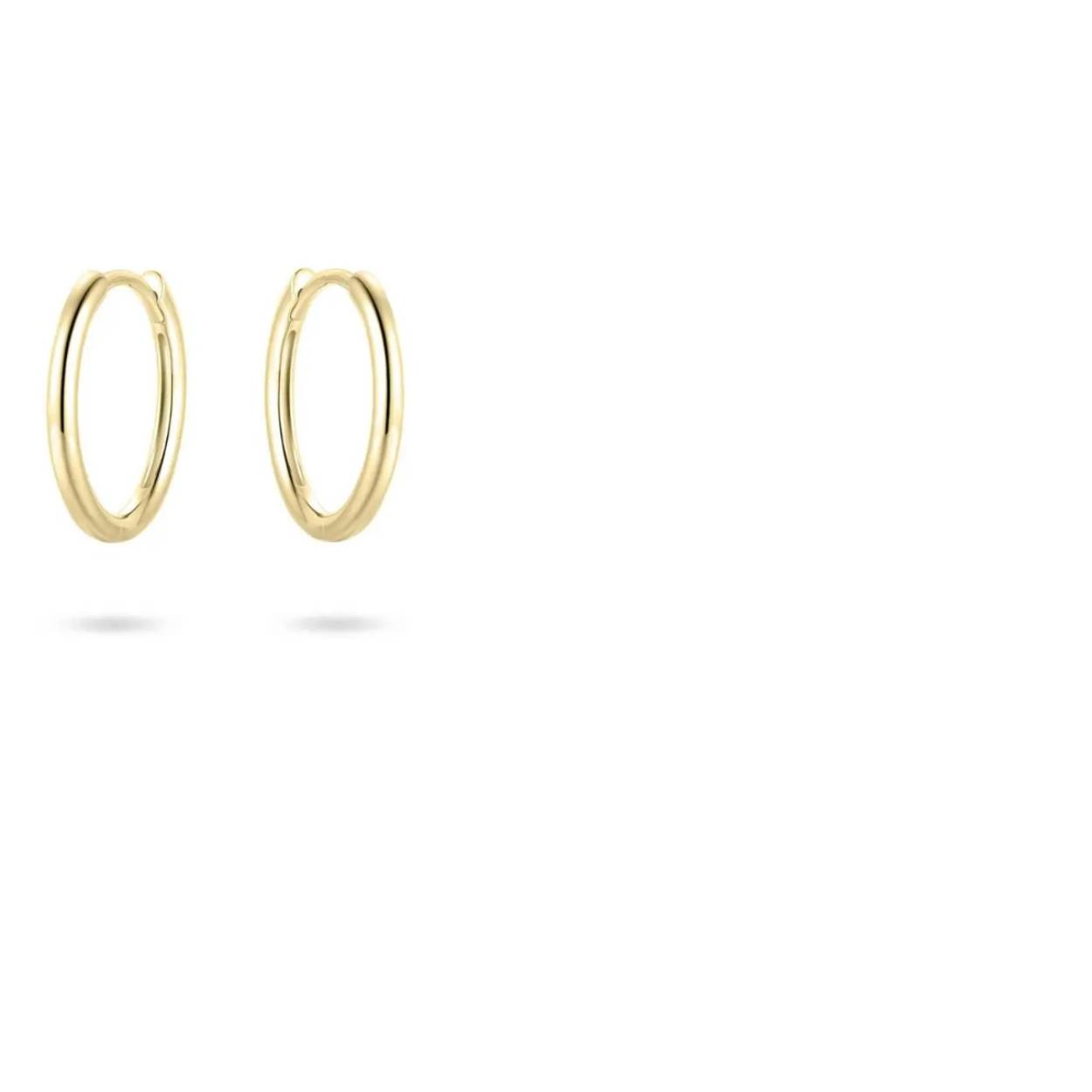 gouden creolen 1mm dik 15mm groot