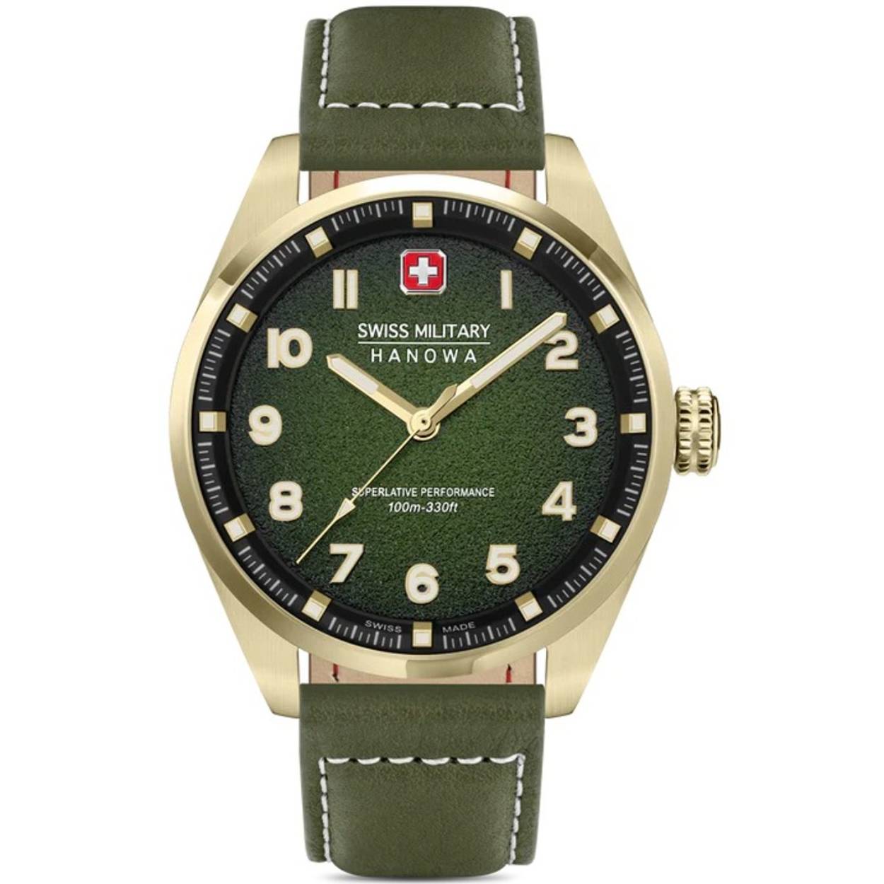 Dit is een horloge van het merk Swiss Military Hanowa gemaakt voor heren.
De specificaties zijn als volgt:
Kastmaat: 42
Waterdichtheid: 10 ATM / 100 Meter / 330 Feet
