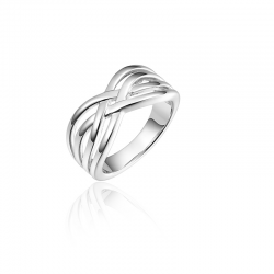 Zilver ring maat 56 R076