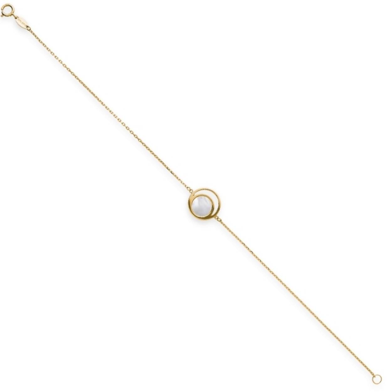 armband goud met paarlemoer
