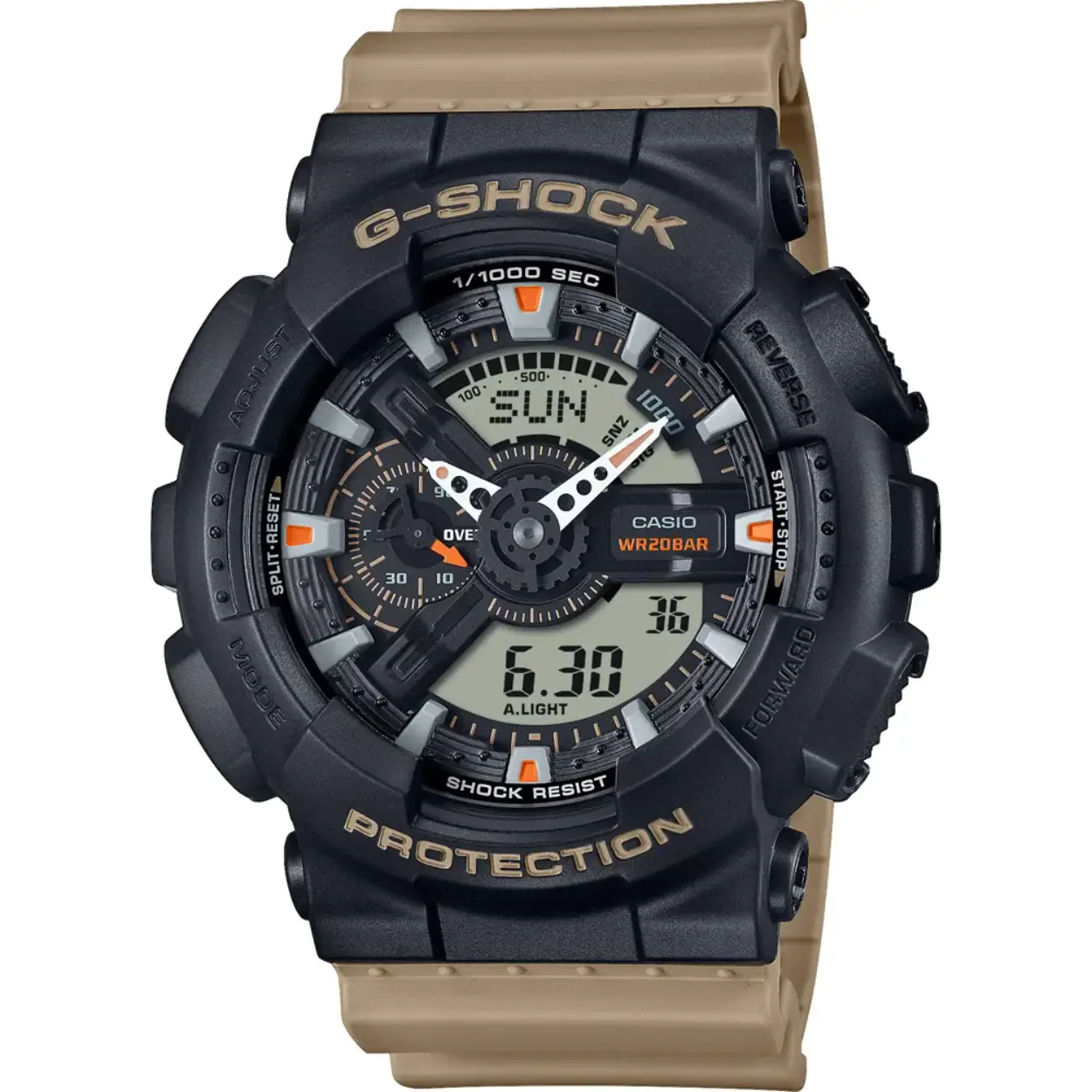 G-Shock Classic Style GA-110TU-1A5ER Two Tone Utility Colours Horloge