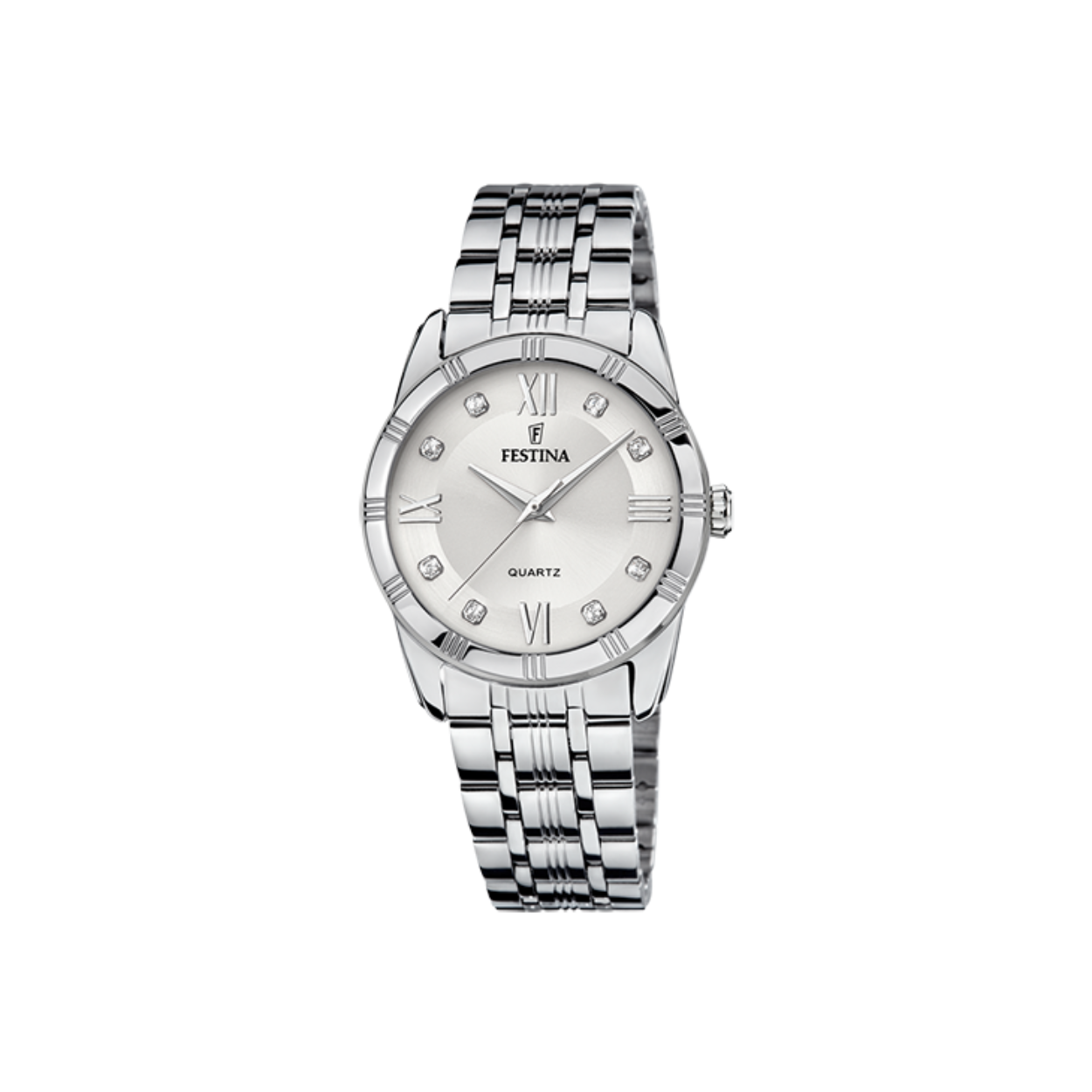 Festina dameshorloge F16940/A met een edelstalen kast en een mineraal glas voorzien van een edelstalen band.

Festina horloges zijn de perfecte mix van elegantie en functionaliteit. Festina biedt onderscheidende ontwerpen, constante technologische innovatie en een uitstekende prijs-kwaliteitverhouding.