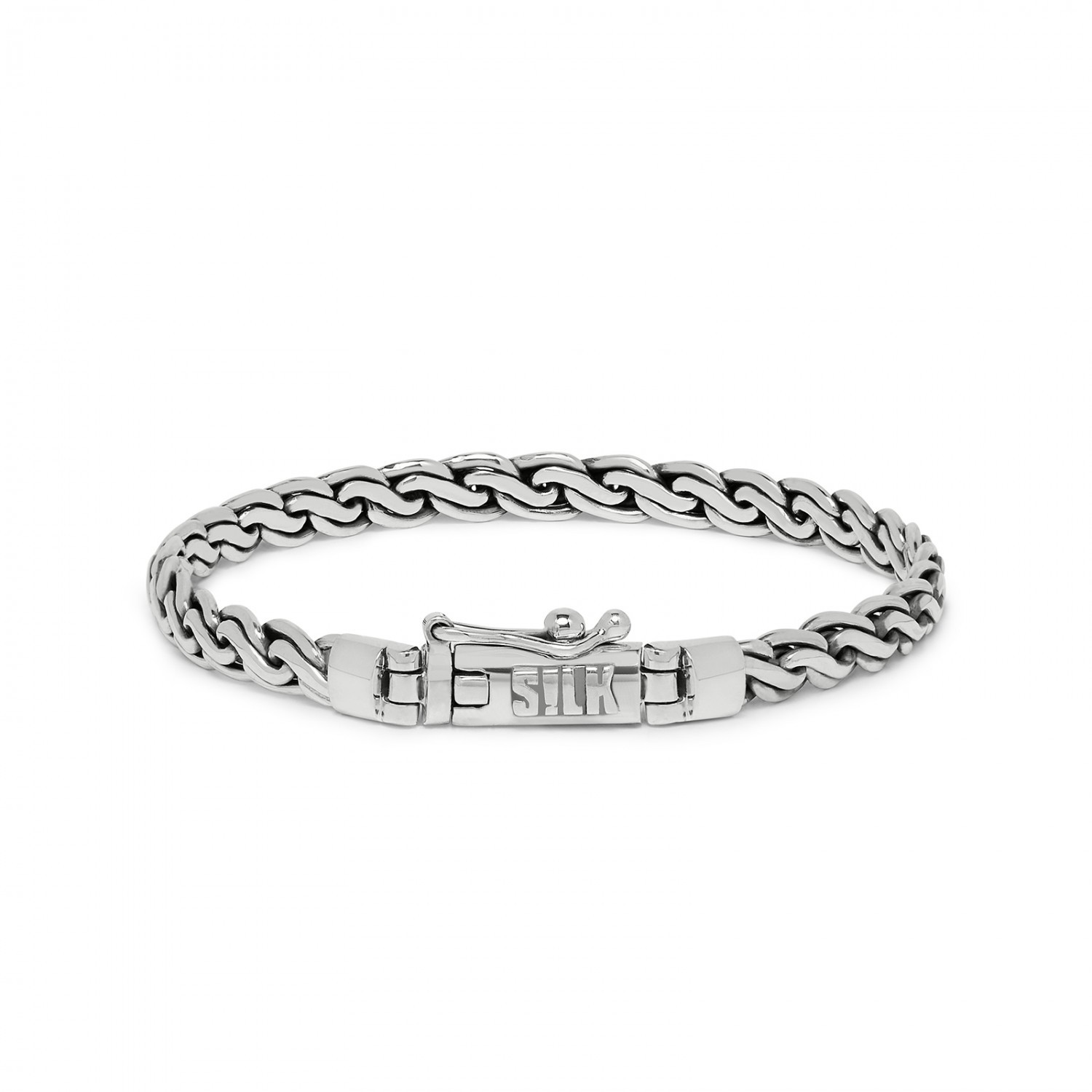 zilver armband smal op 18 cm