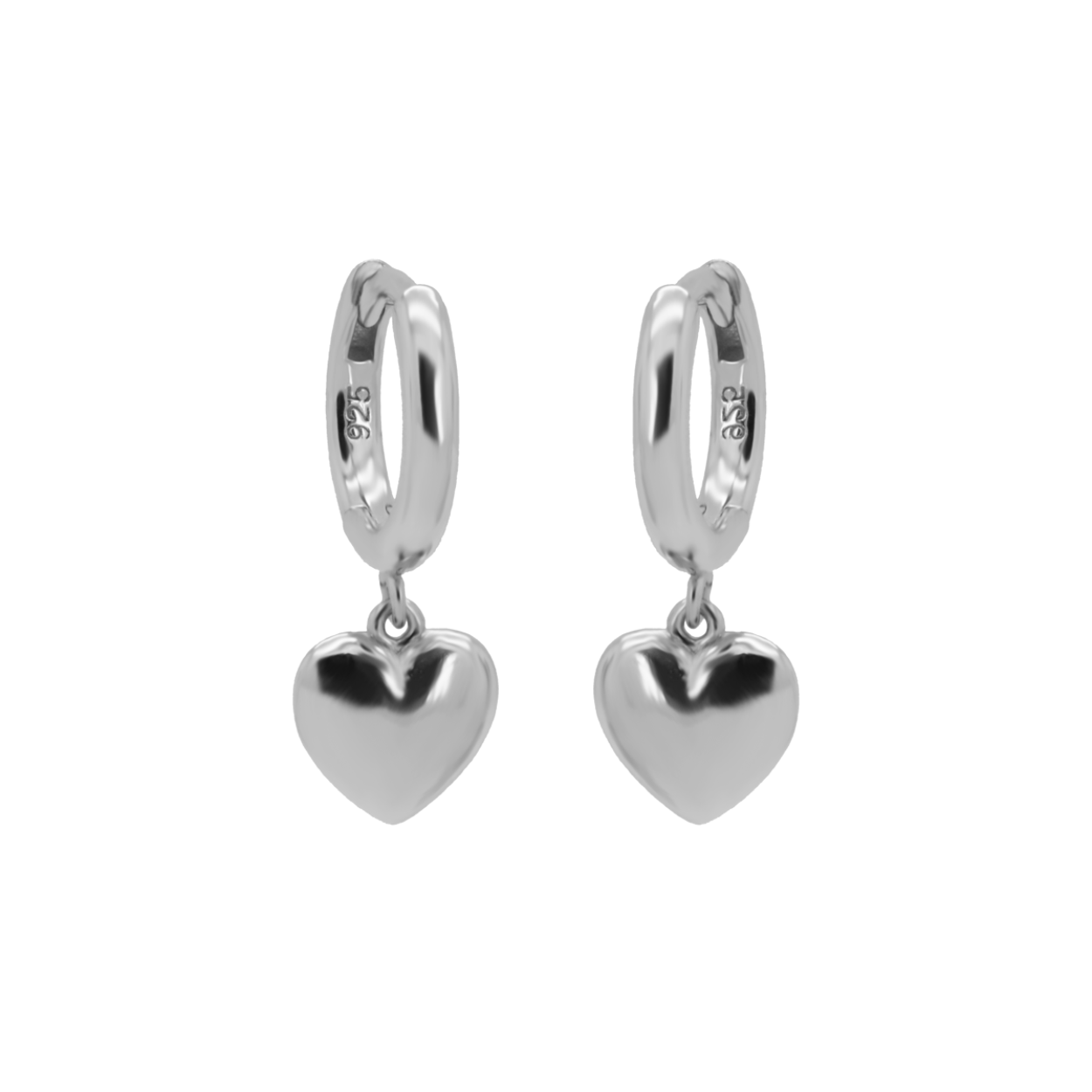 Karma Jewelry Hinged Hoops LOVELY Silver