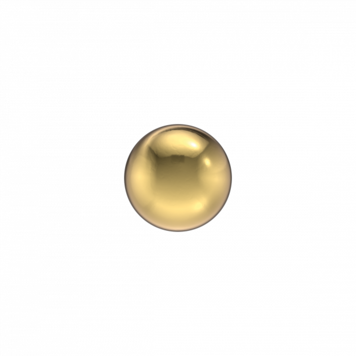 sensitive ball 5mm gold plated