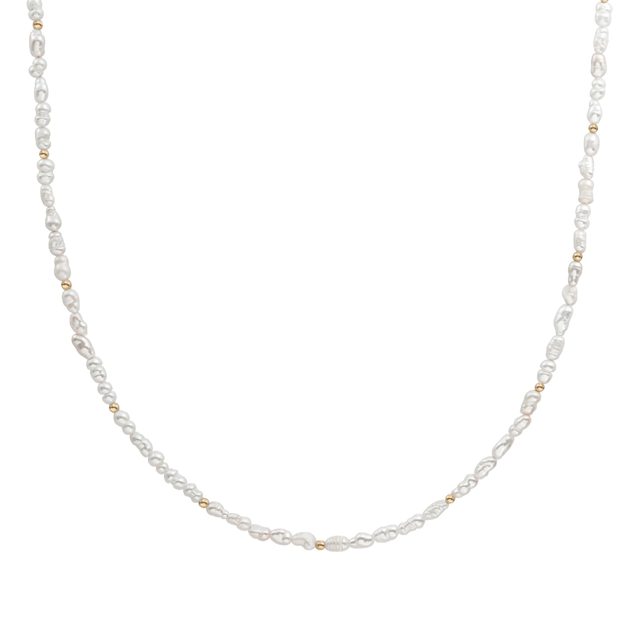 Sparkling Jewels Parel Collier Goudkleurig 42 + 2 cm