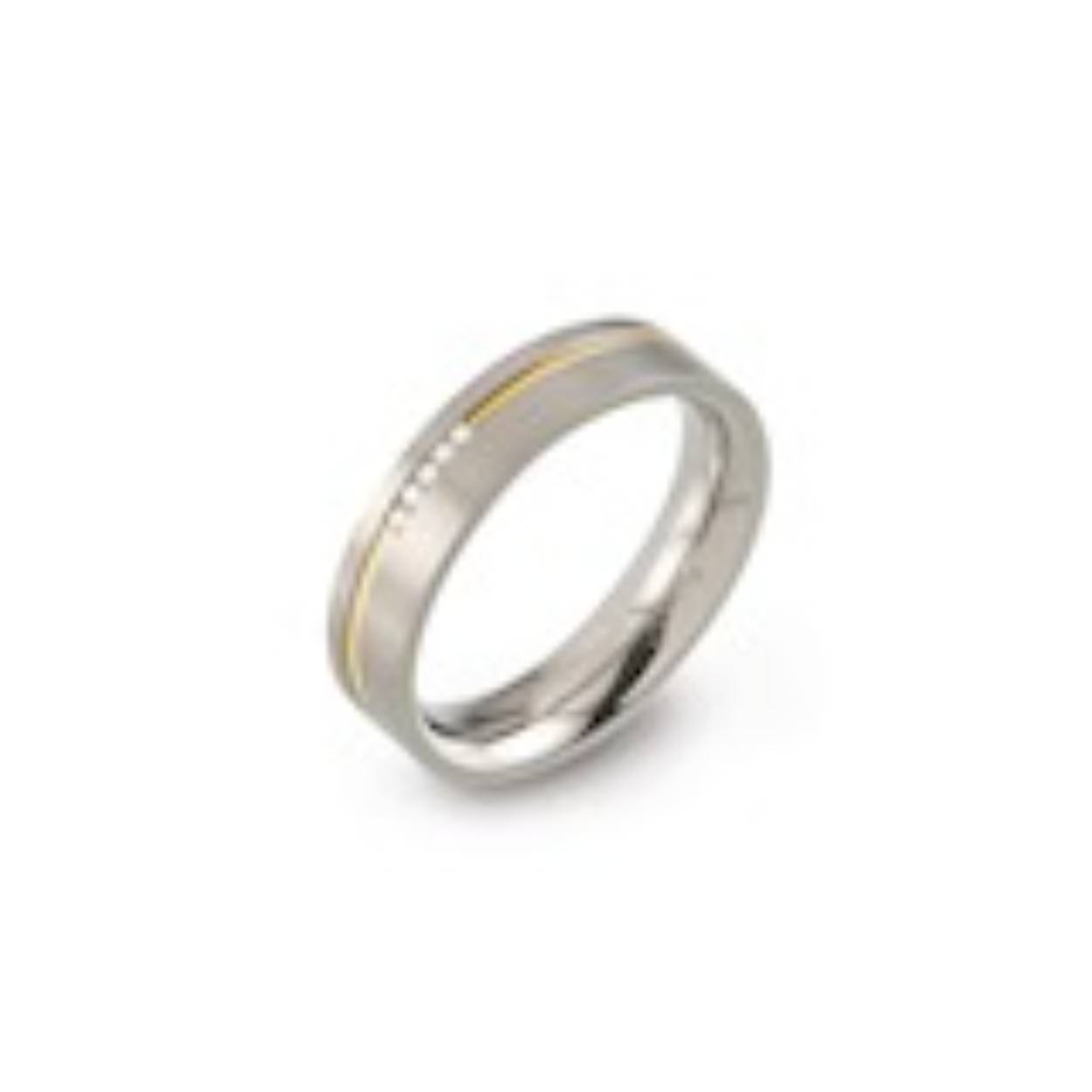 Dit is een ring van het merk Boccia Titanium