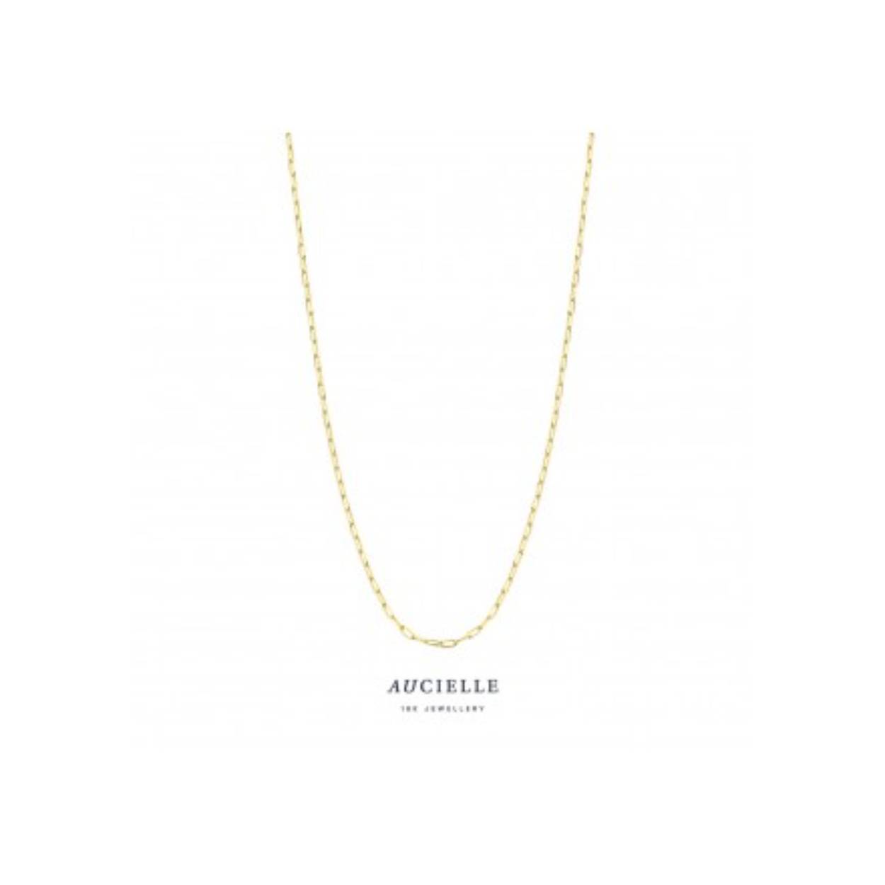 Ketting paperclip 18kt - 45cm