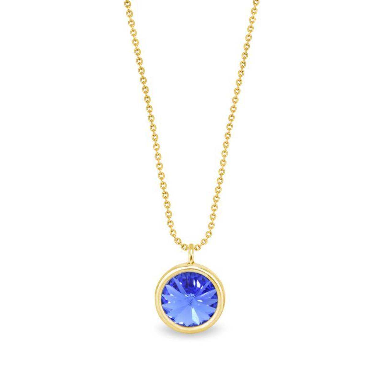Dit collier is van het merk Spark Jewelry en is gemaakt van echt zilver met een gold coating.
