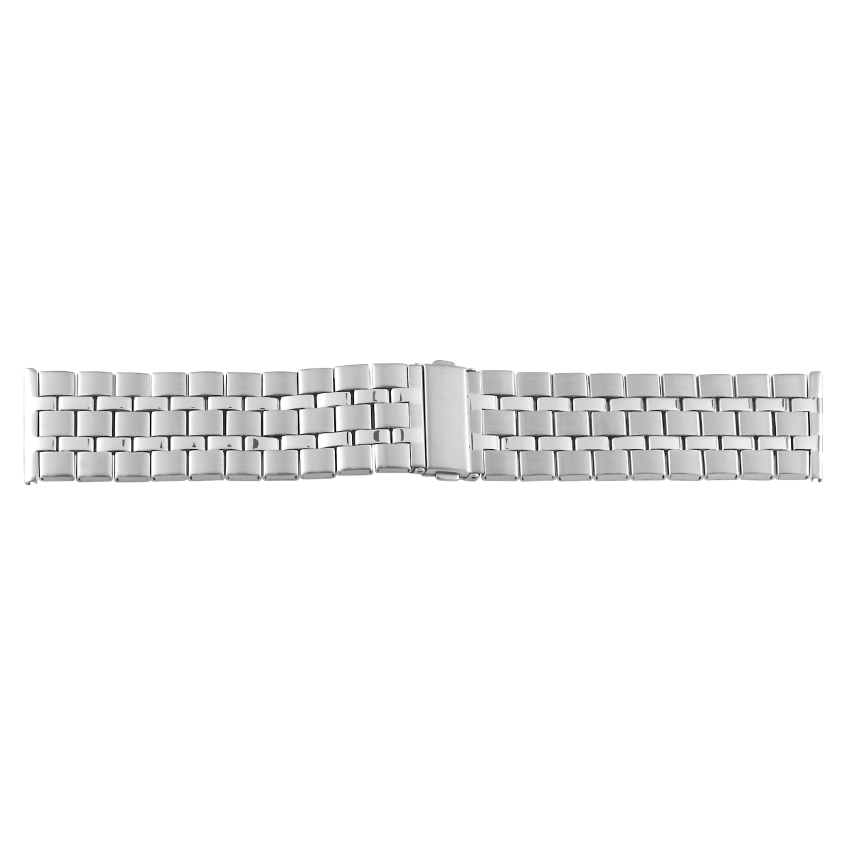 Horlogeband edelstaal 28mm mat /poli 