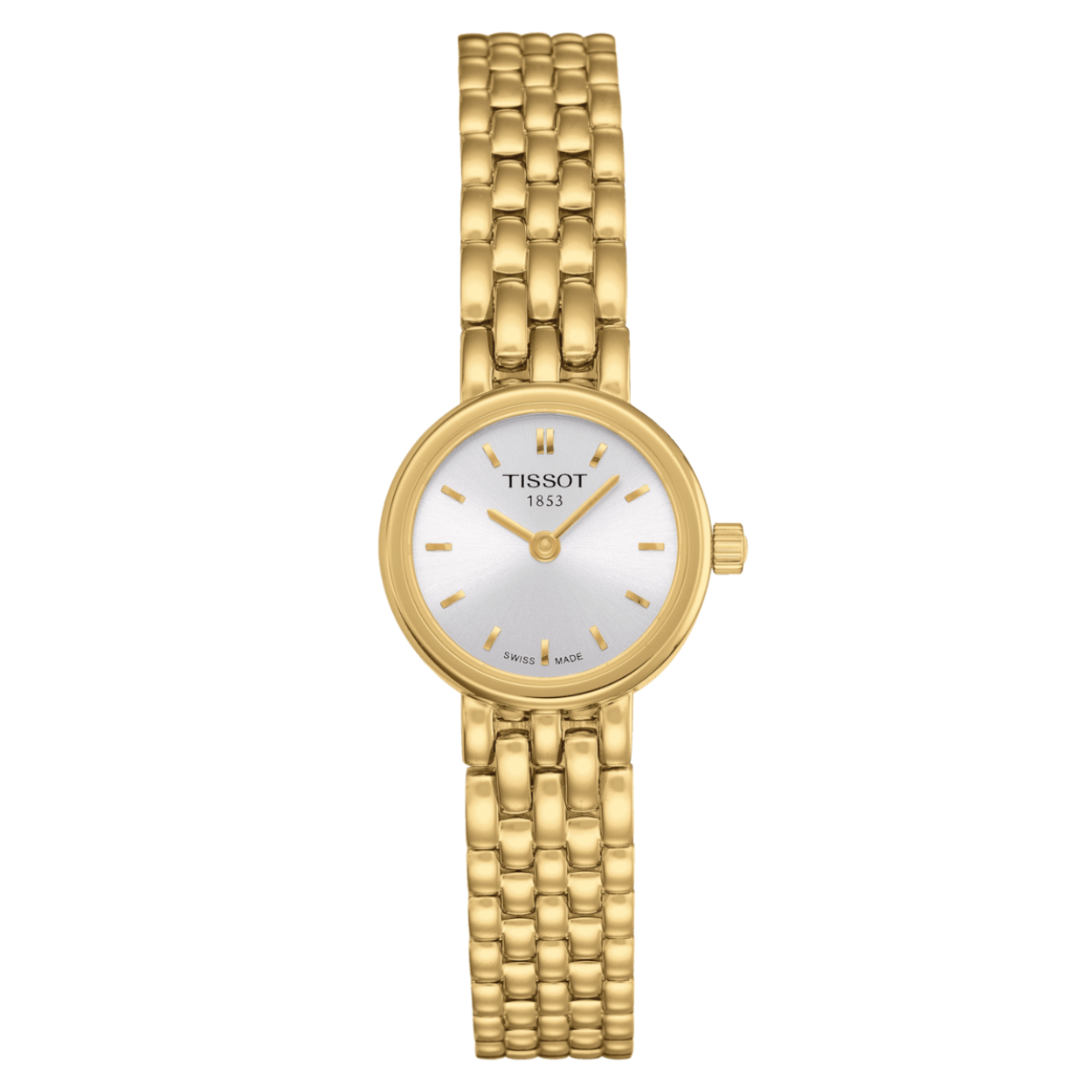Dit stijlvolle horloge straalt de essentie van klasse uit met zijn discrete en toch absoluut prachtige mini afmeting en vrouwelijk ronde horlogekast.
De versies met een metalen armband kunnen losjes gedragen worden, als een mooi juweel rond de pols, met opties voor diamanten voor die betoverende fonkeling, of met een klassieke lederen horlogeband.
Deze horloges doen hun naam eer aan, met hun lieflijke uitstraling en een volledig onweerstaanbare charme.