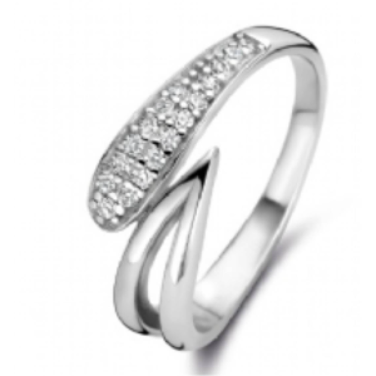 Rosa di Luca zilveren ring mt.56 (17.75)