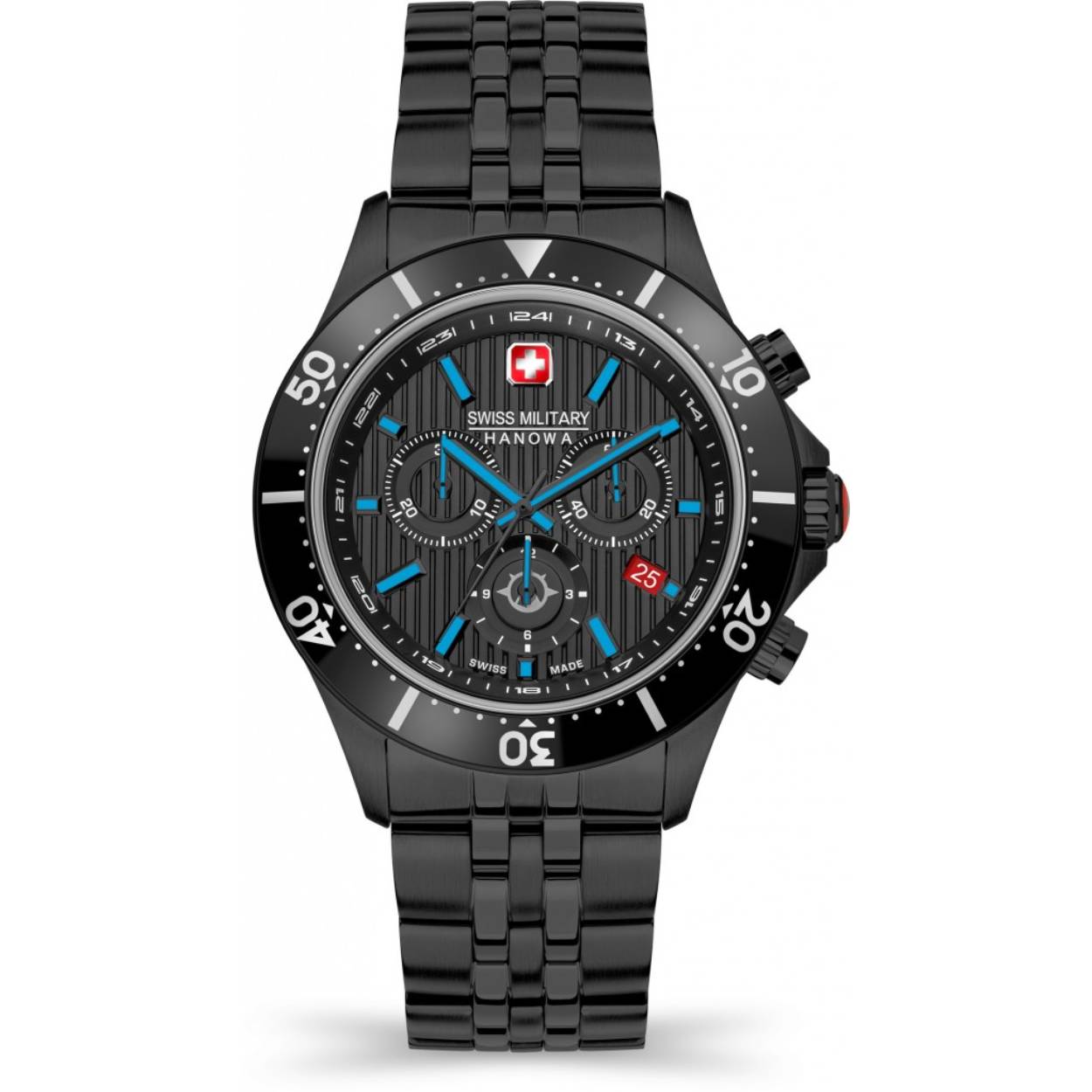 Zwart heren horloge