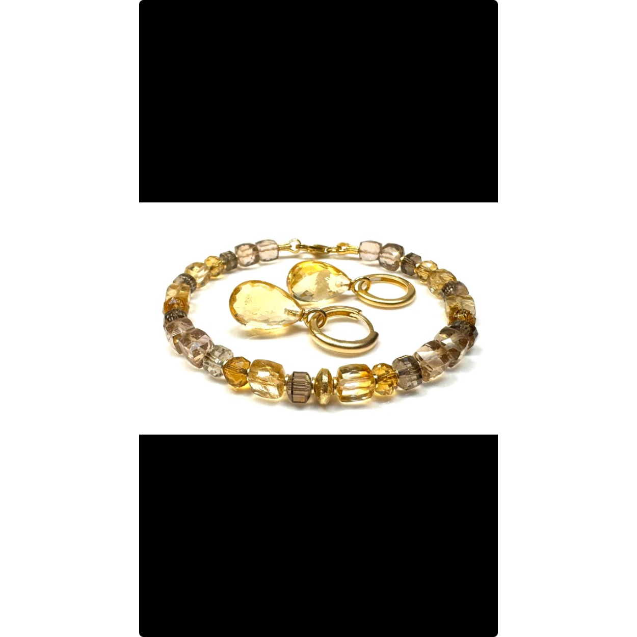 collier go citrien sc top rookquarz