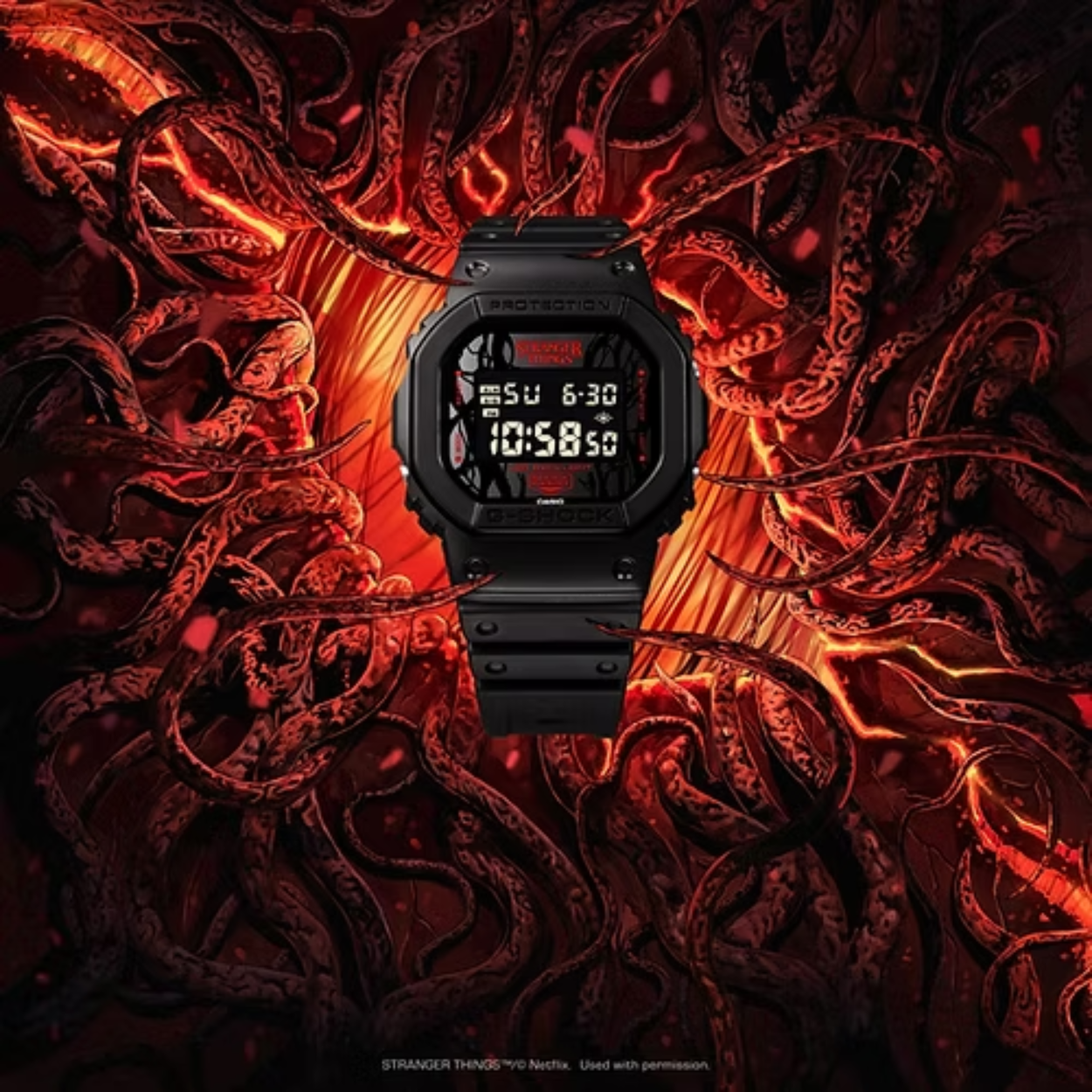 G-Shock Horloge Stranger Things special edition DW-5600STT-1ER 