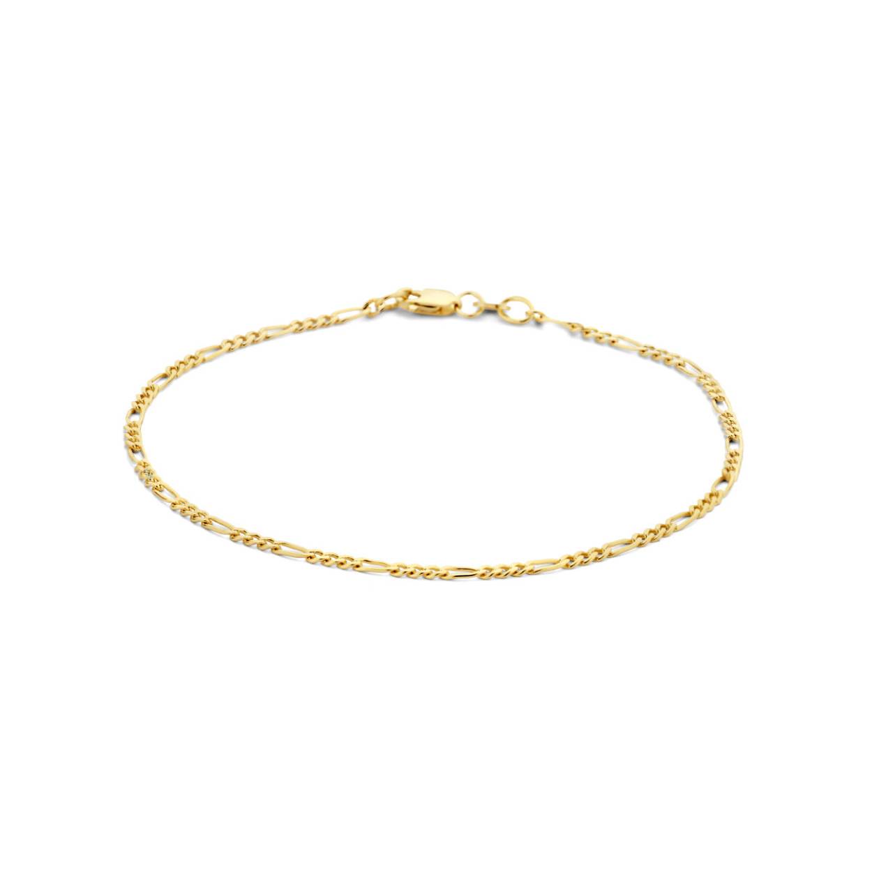 14 k figaro armband 