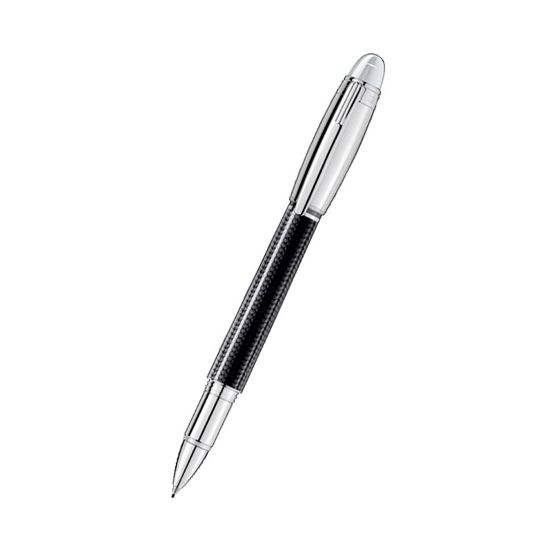 Deze Carbon Fineliner heeft een platinum coating. Dit schrijfinstrument heeft een zwevend Montblanc embleem aan de bovenzijde.

Referentienummer: MB109362