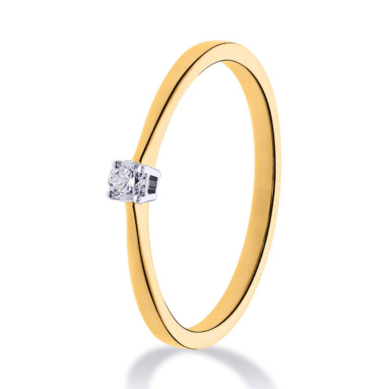 gouden diamanten ring 