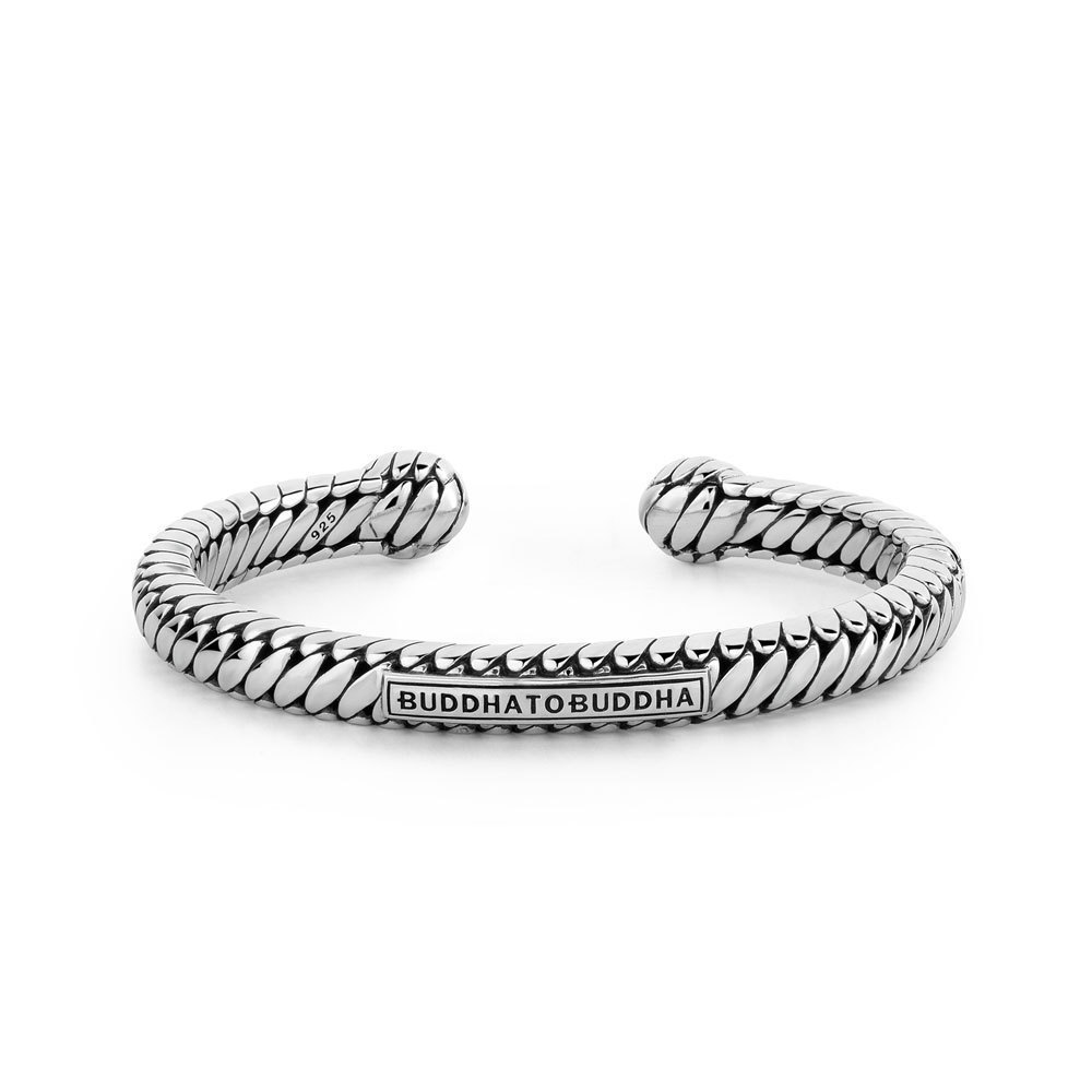 Ben Torque Bracelet Silver