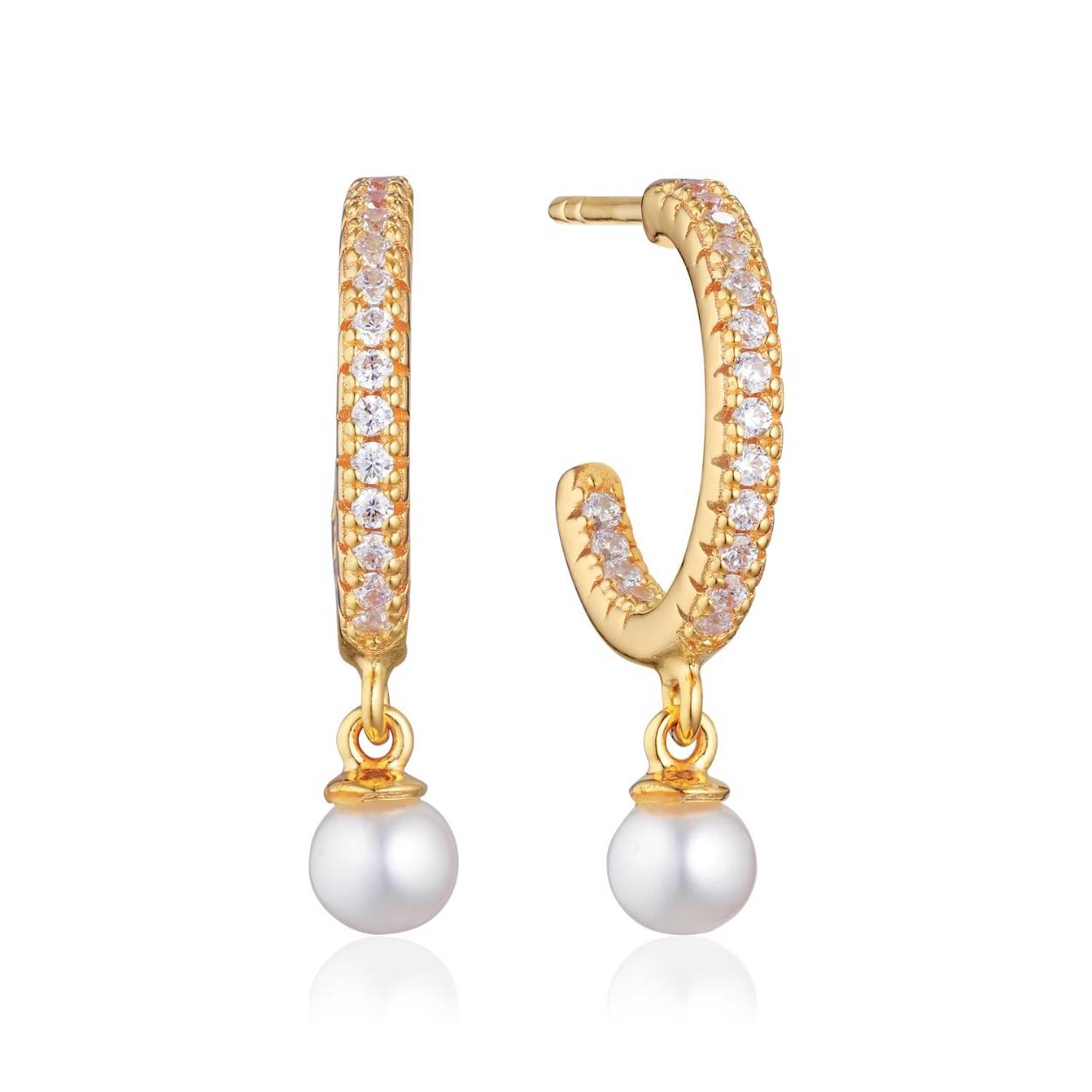 per paar | 18k plated