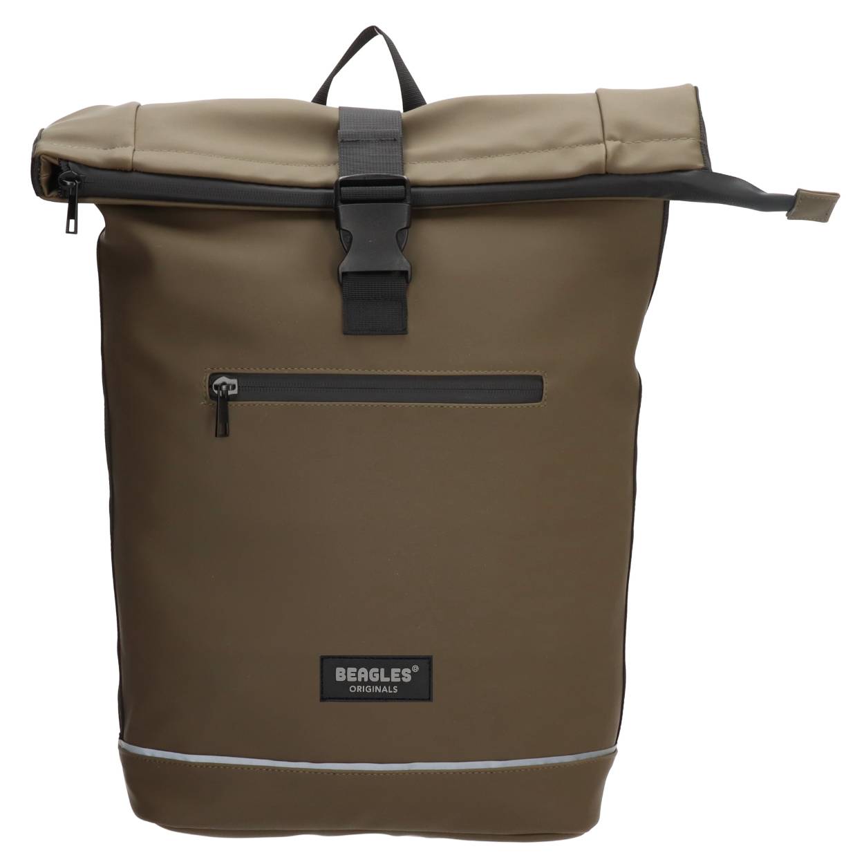 Deze rugtas van Beagles is dé ideale tas! Hij is niet alleen waterdicht, maar deze tas ik ook nog eens groot genoeg om veel spullen mee te nemen met bijvoorbeeld een lange wandeling. Ook is de tas enorm trendy en heeft hij sportieve looks. De tas is gemaakt van polyester.