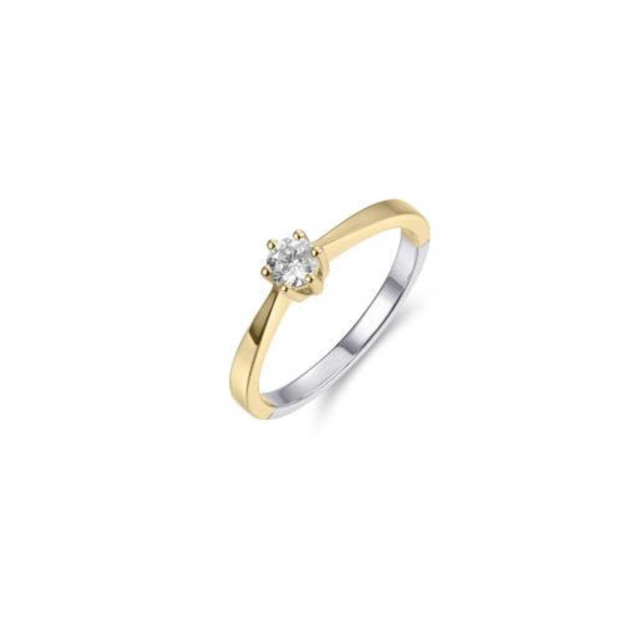 VERGULDEN RING ZIRKONIA