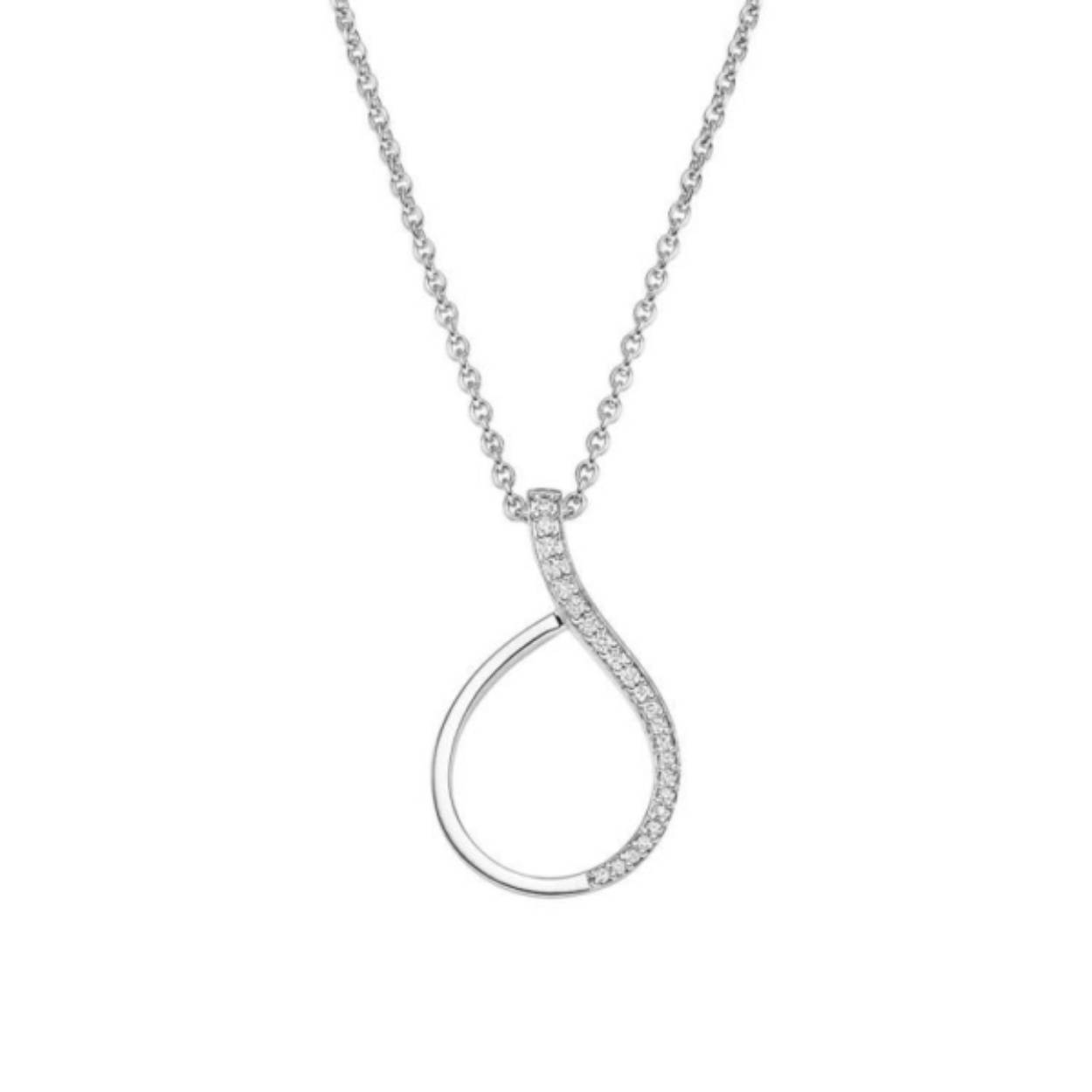 Prachtig zilveren collier van het merk Viventy.