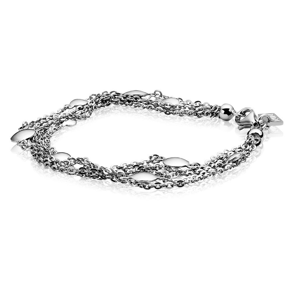 Zilveren armband multi look.