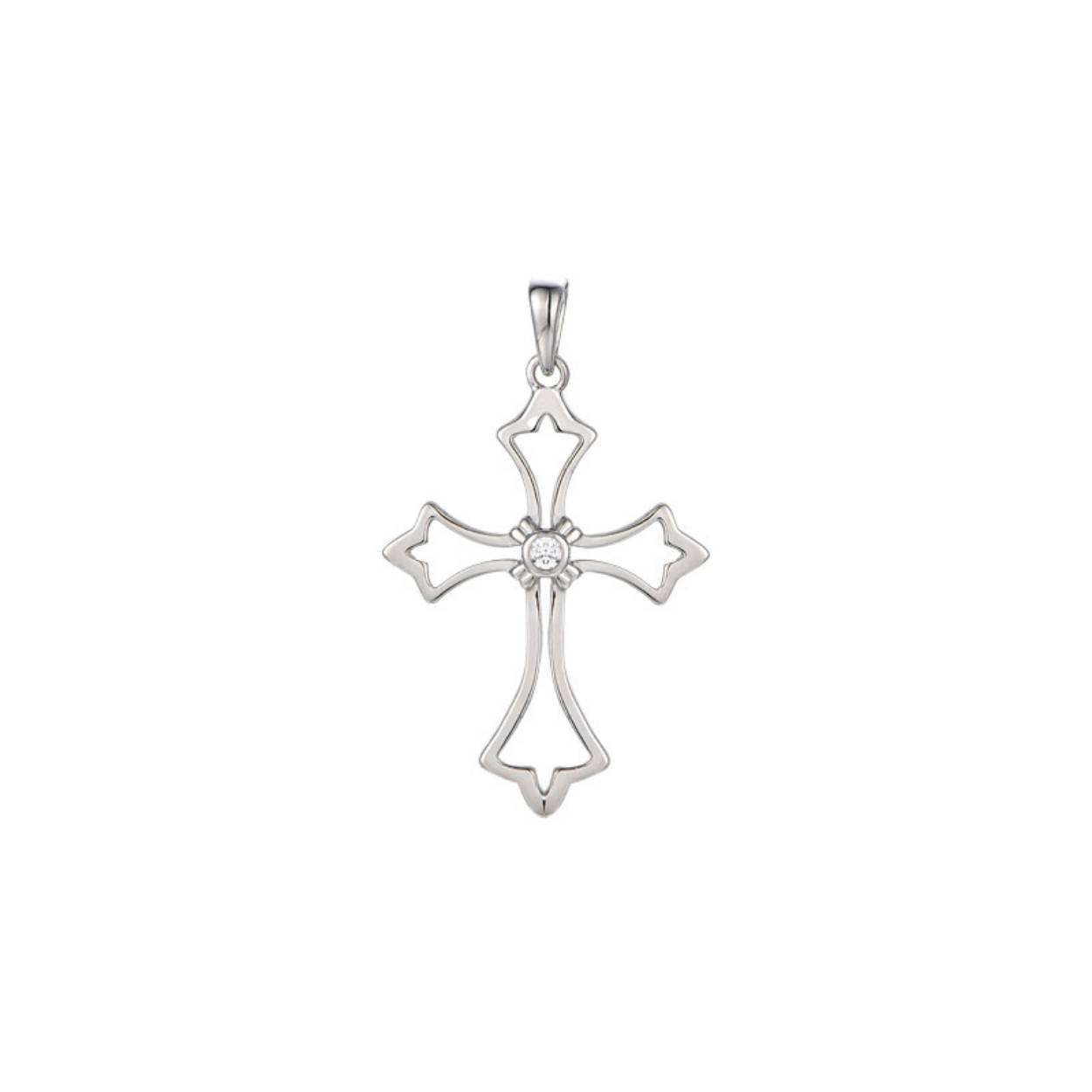 MY iMenso ODM "Cross 28mm " pendant (925/rhod-plated)